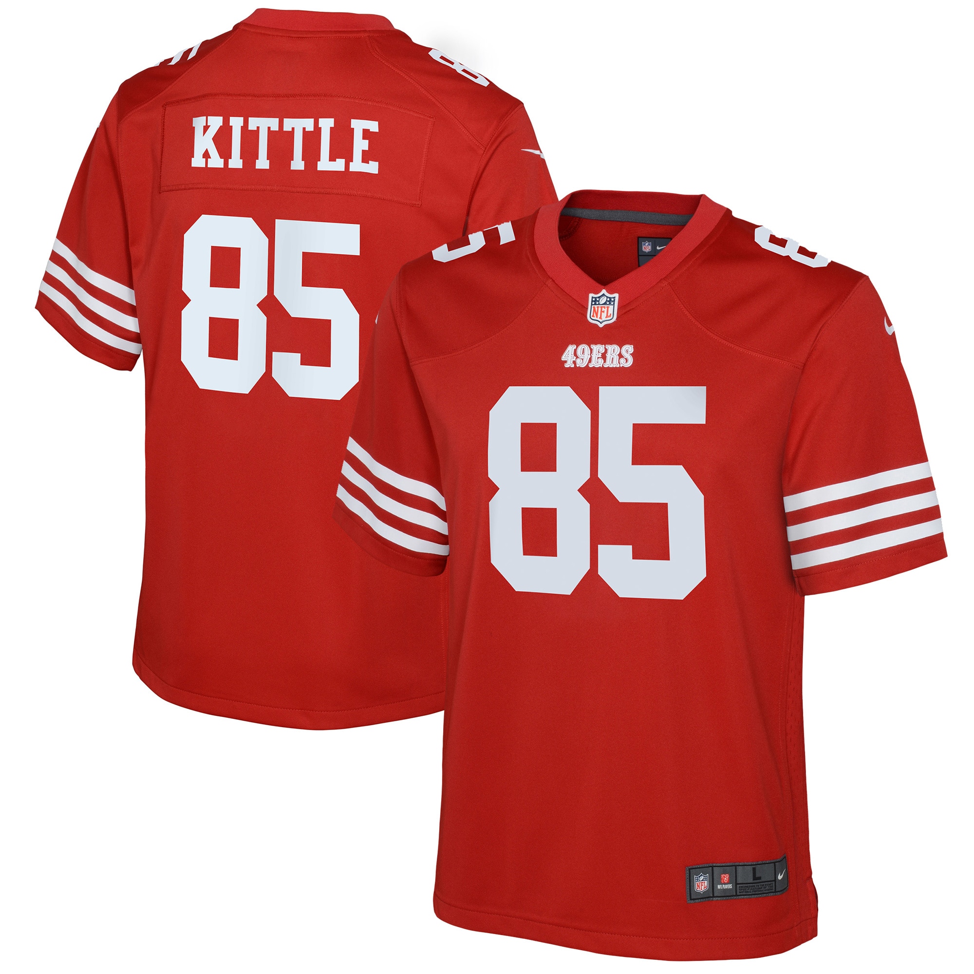 San Francisco 49ers Youth Game Jersey - Scarlet