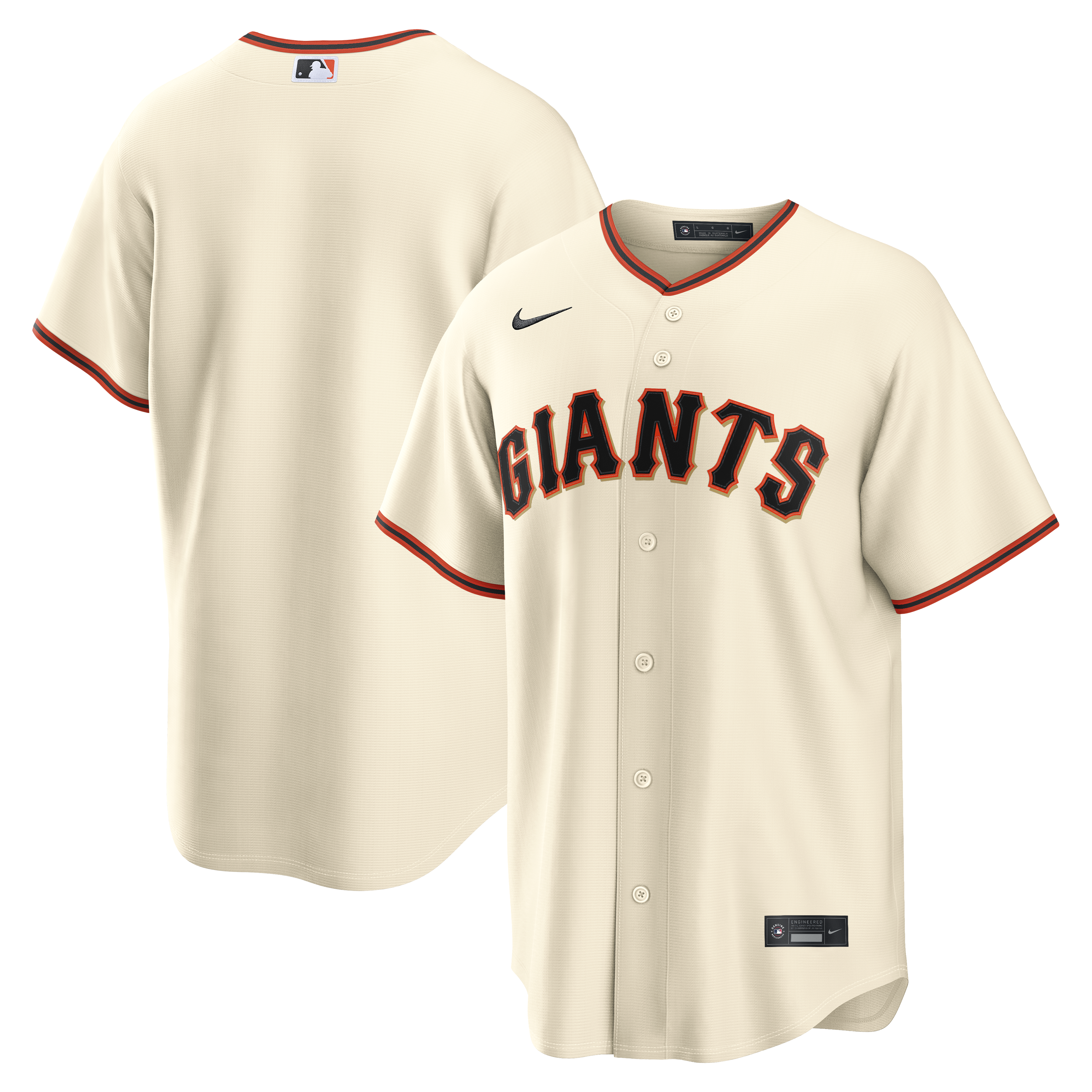 San Francisco Giants Home Jersey - Cream