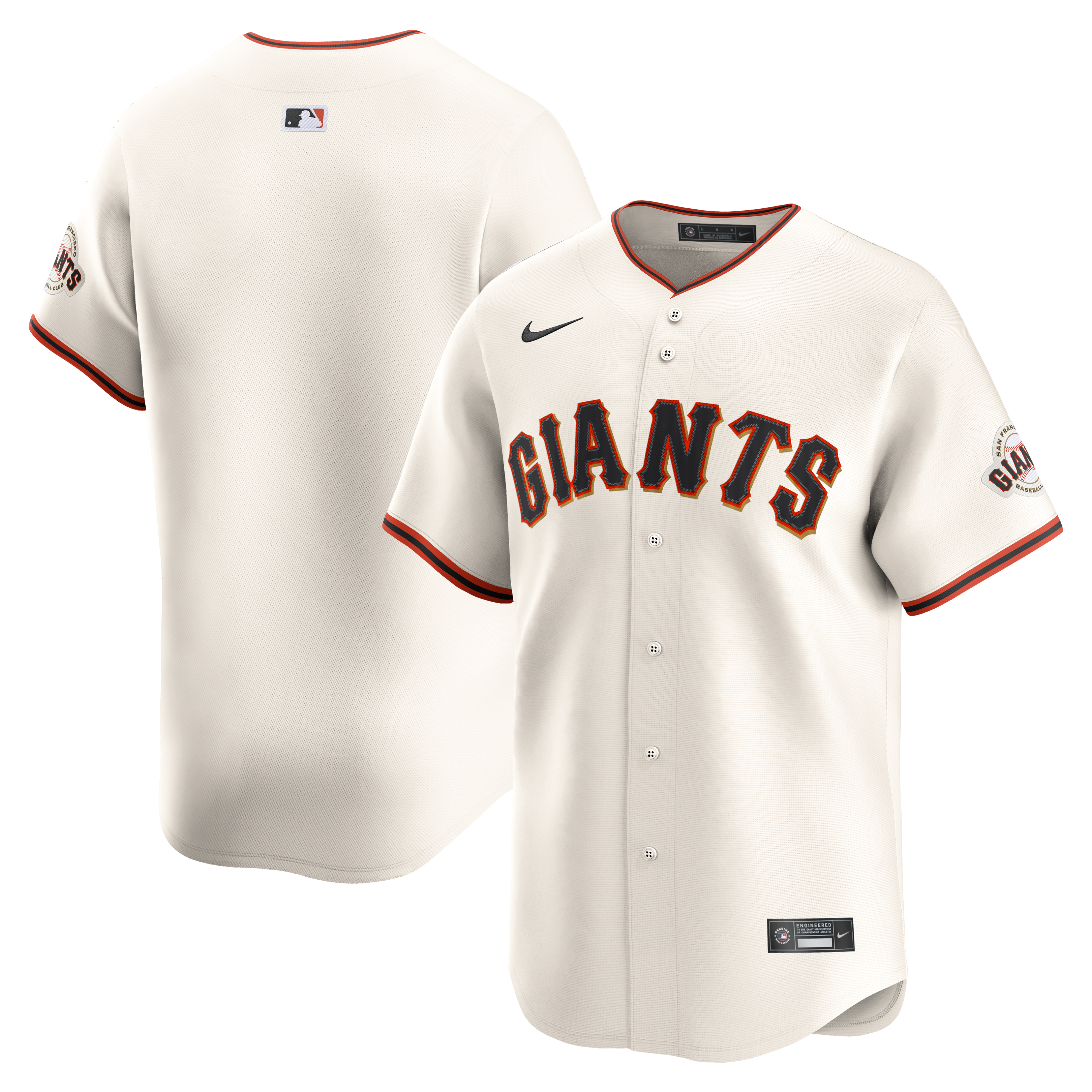 San Francisco Giants Home Limited Jersey - Cream