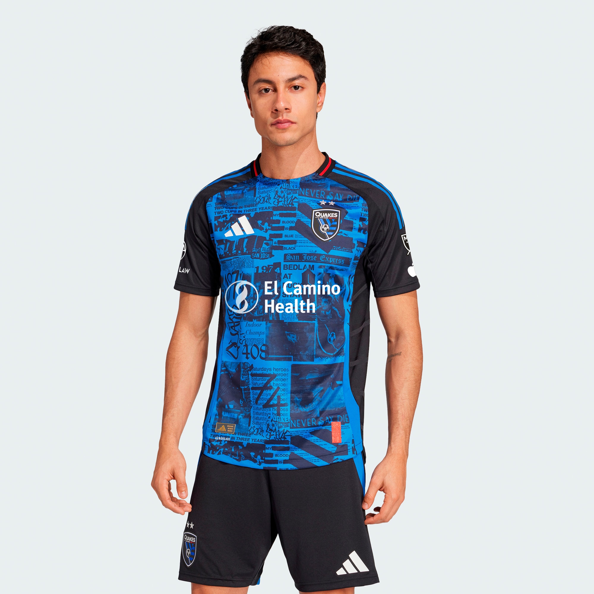 San Jose Earthquakes 2025 Headliner Jersey - Black