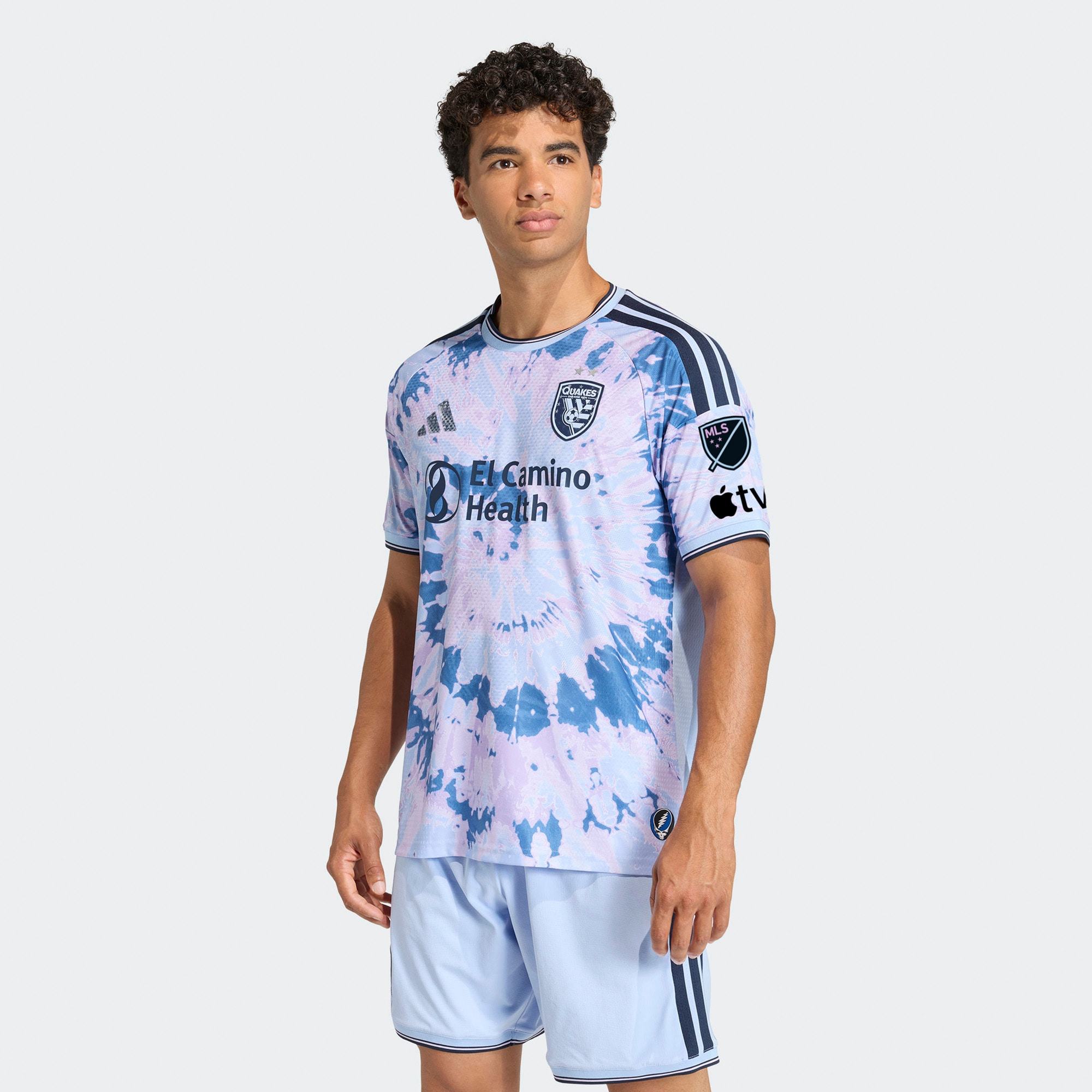 San Jose Earthquakes 2026 The Dead Kit On-Field Patch Jersey - Light Blue
