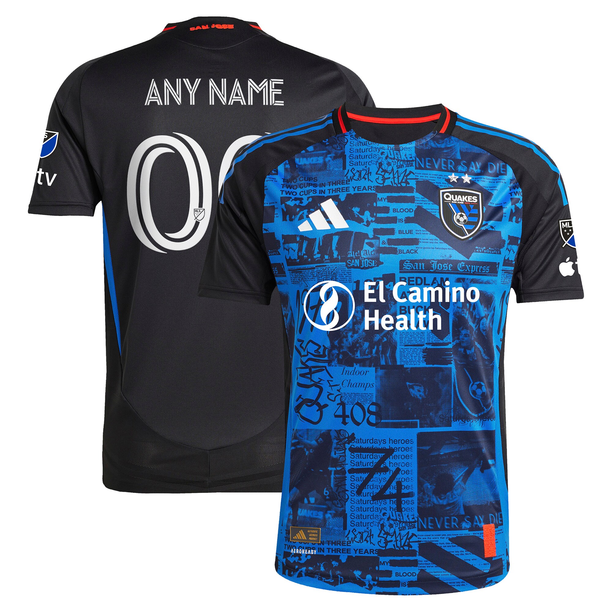 San Jose Earthquakes Throwback Jersey - Adidas San Jose Earthquakes