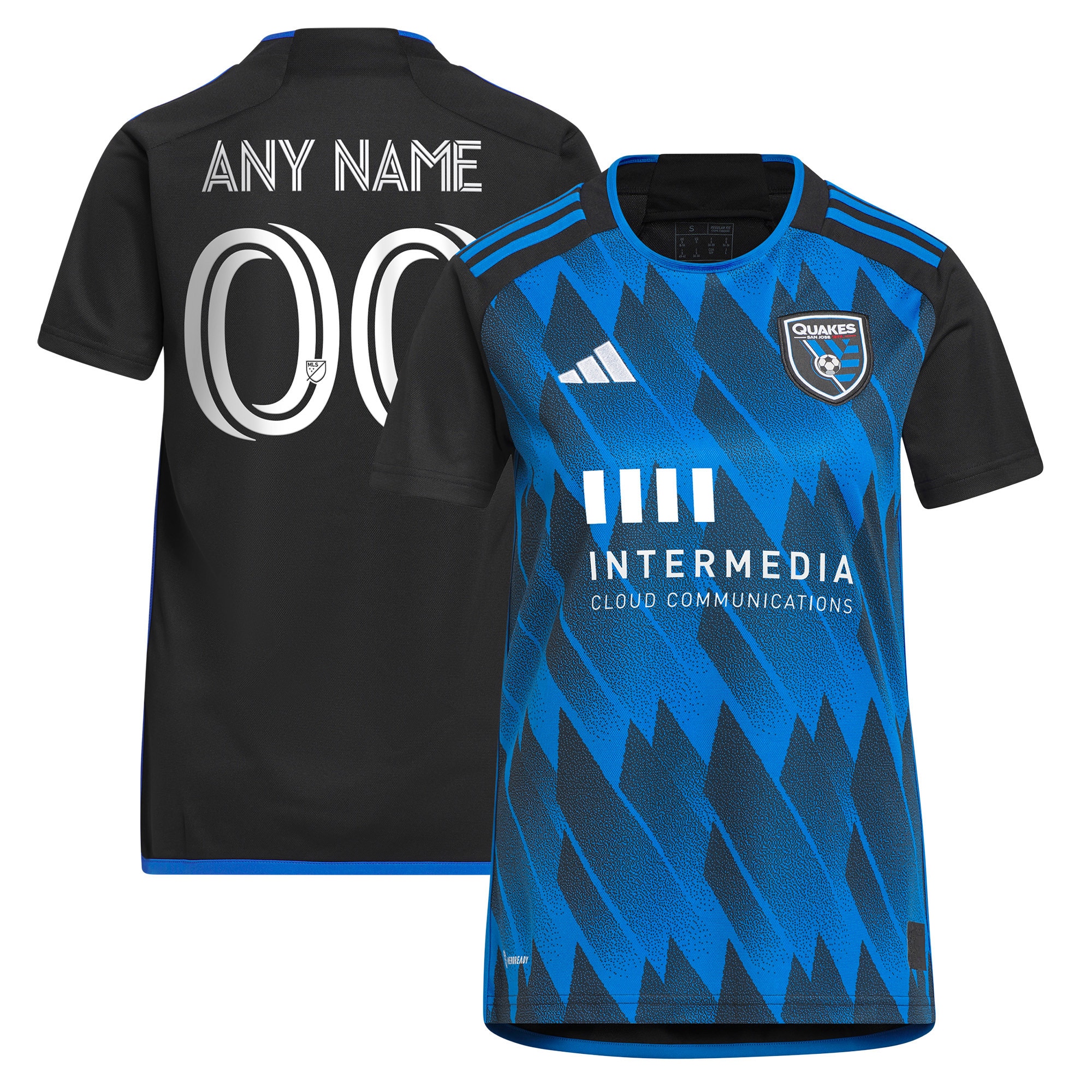 San Jose Earthquakes Women's 2023 Active Fault Jersey Custom Jersey - Blue