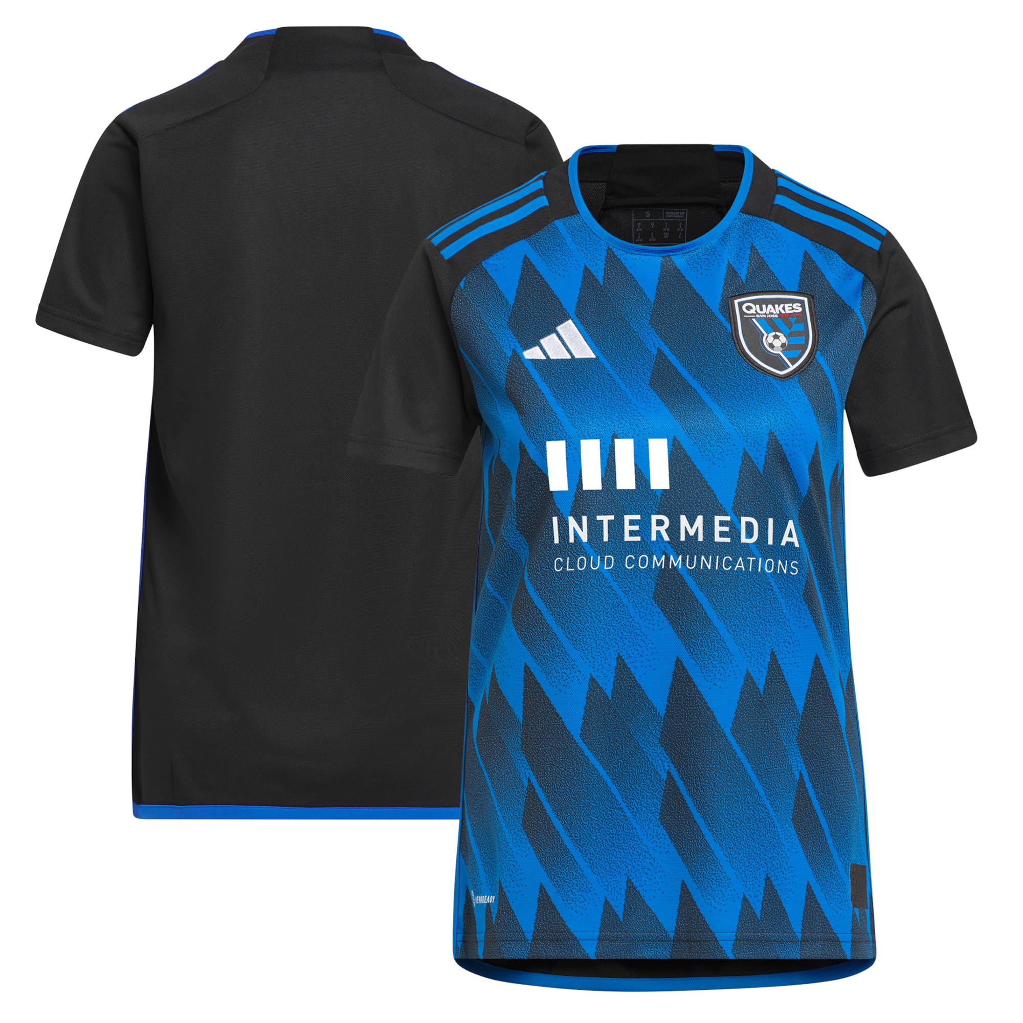 San Jose Earthquakes Women's 2023 Active Fault Jersey Jersey - Blue
