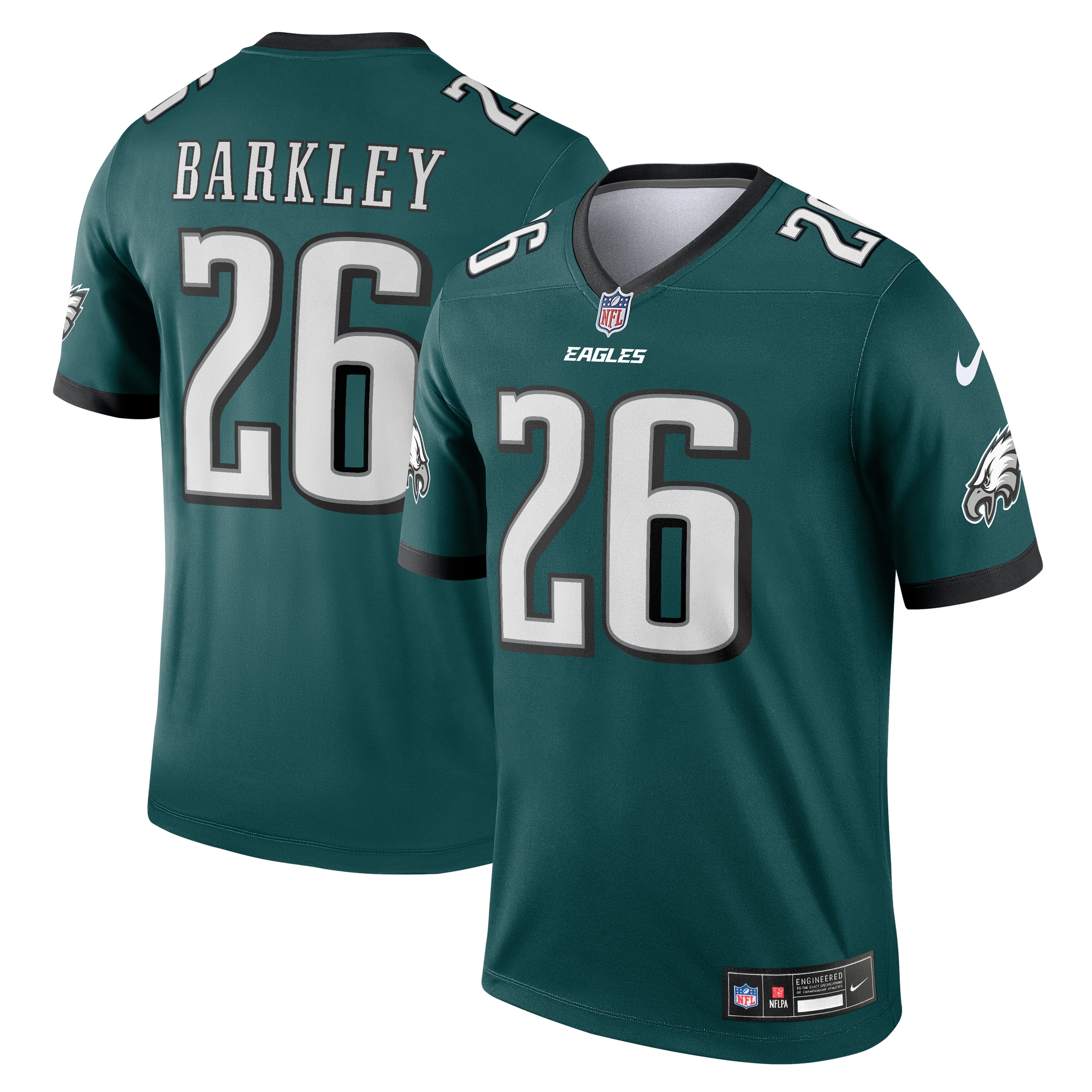 Saquon Barkley Philadelphia Eagles Legend Player Performance Top - Midnight Green