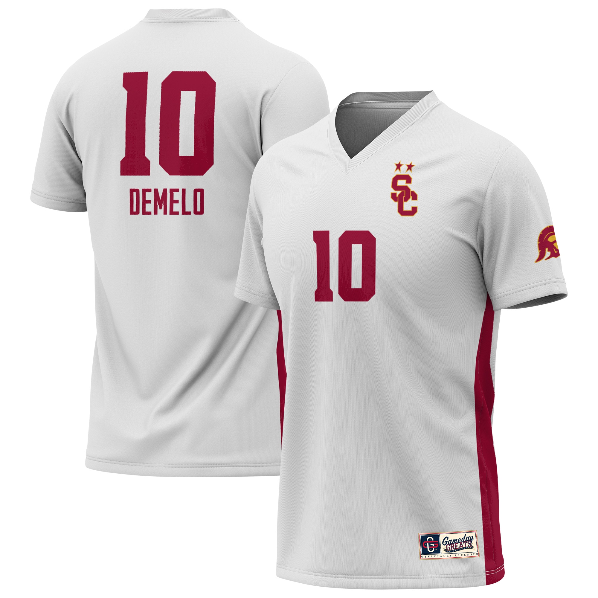 Savannah DeMelo USC Trojans GameDay Greats Unisex Lightweight Women's Soccer Jersey - White