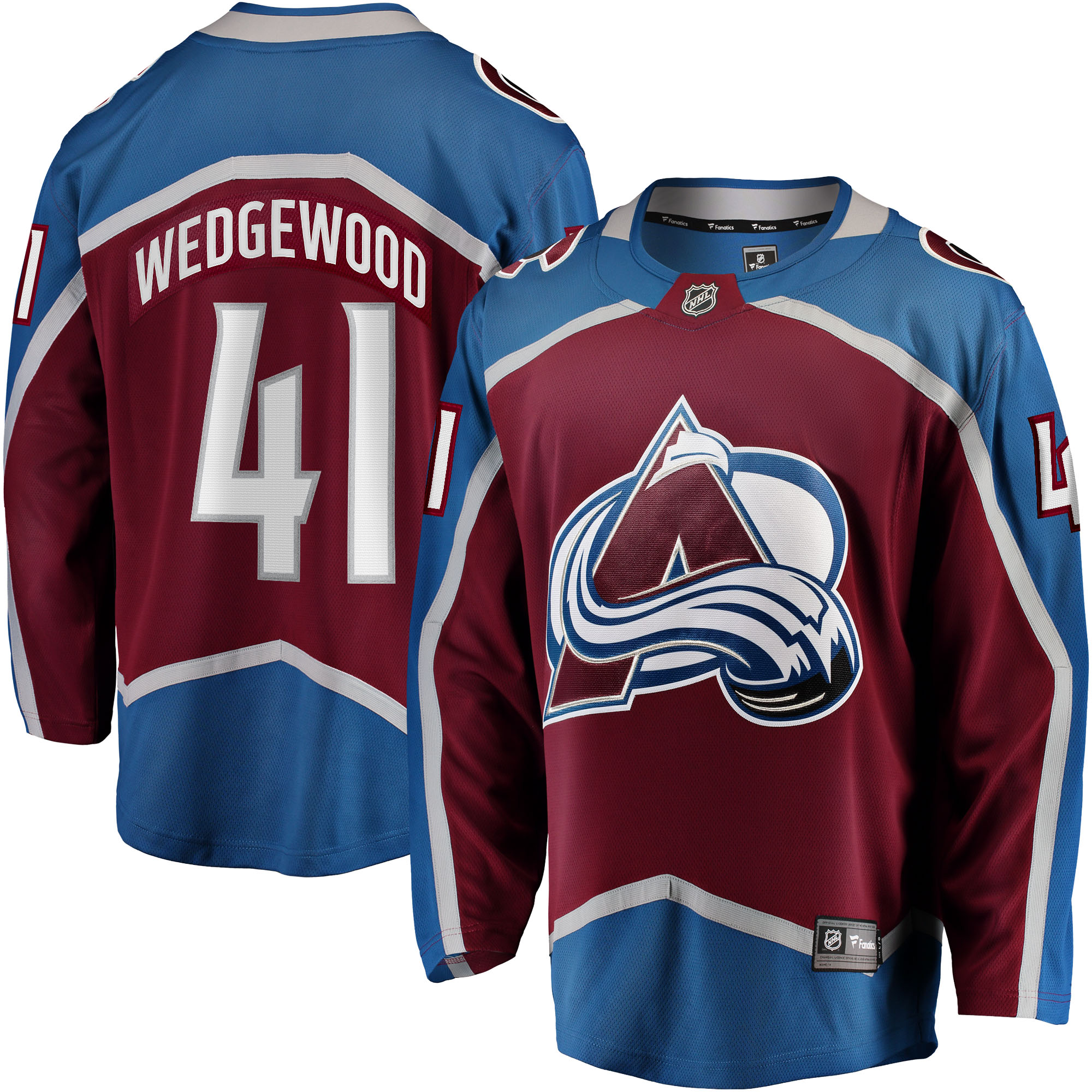 Scott Wedgewood Colorado Avalanche Fanatics Home Breakaway Jersey - Burgundy