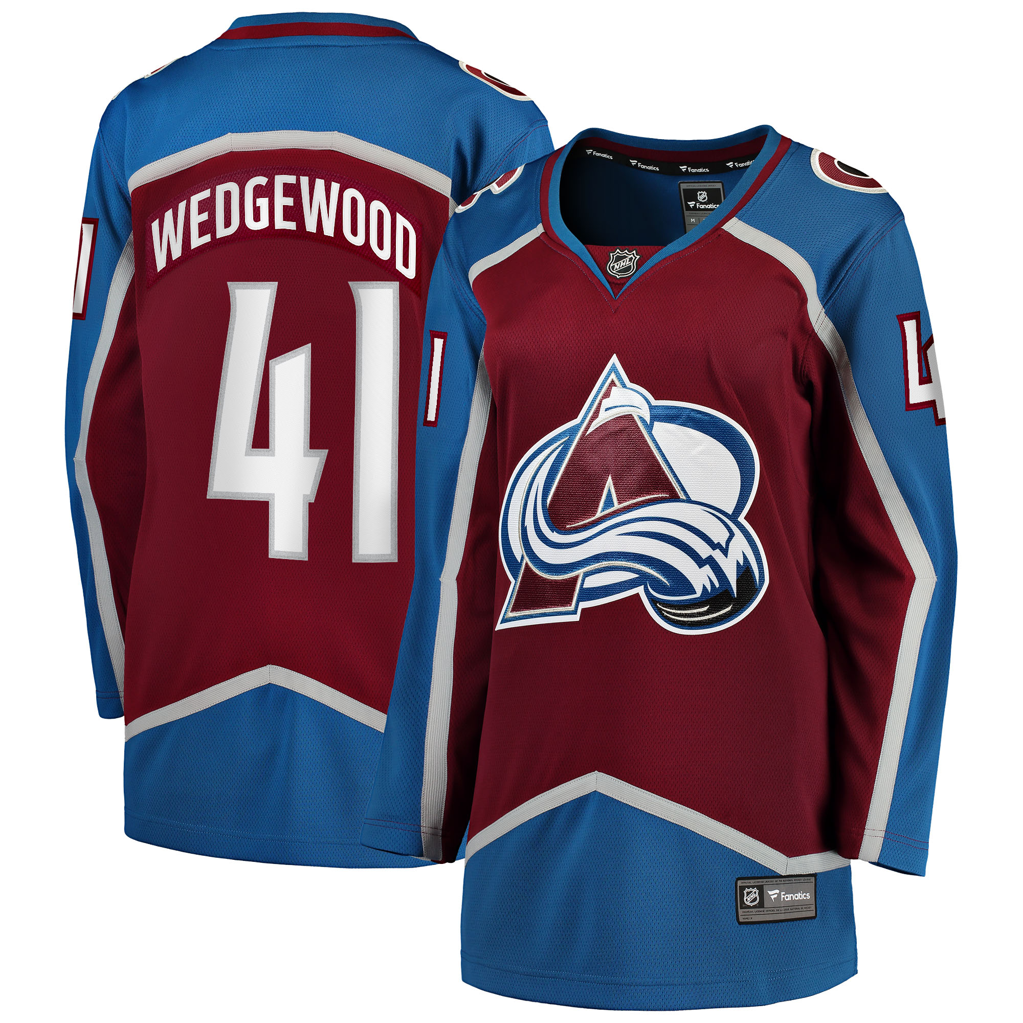 Scott Wedgewood Colorado Avalanche Fanatics Women's Home Breakaway Jersey - Burgundy