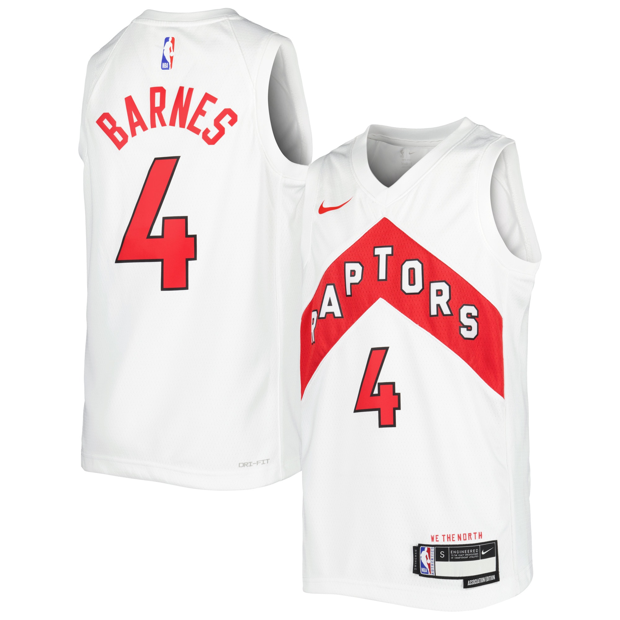 Scottie Barnes Toronto Raptors Youth Swingman Jersey - Association Edition