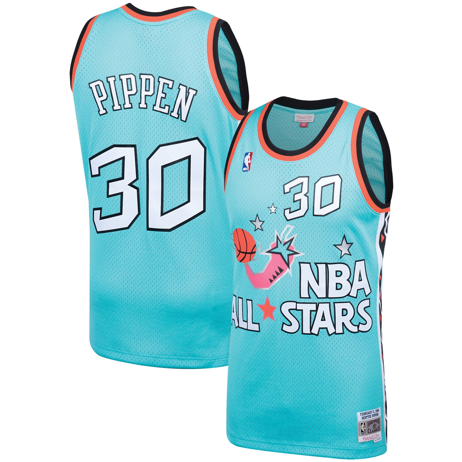Scottie Pippen Eastern Conference Hardwood Classics 1996 All-Star Game Swingman Jersey - Teal