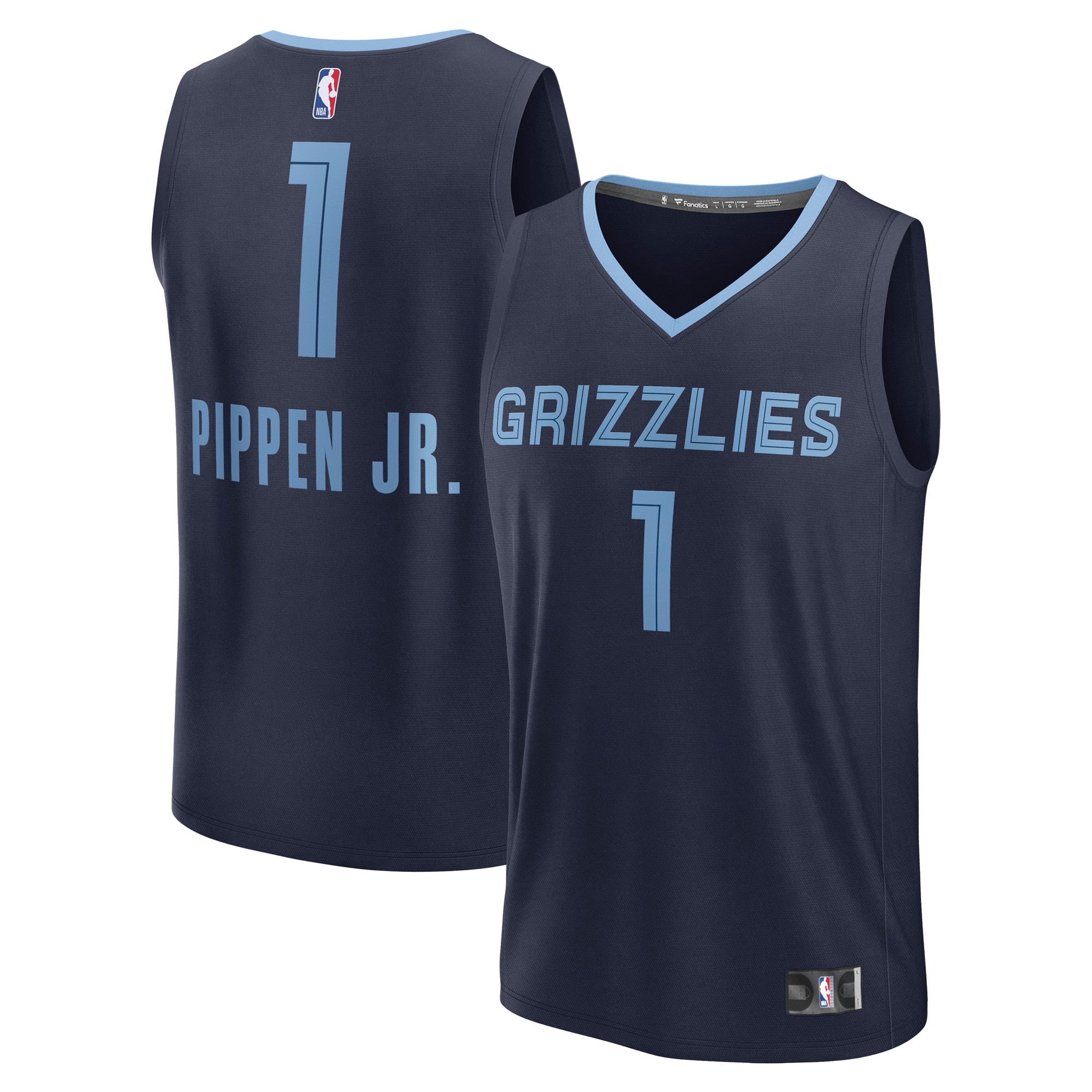 Scotty Pippen Jr. Memphis Grizzlies Fanatics Fast Break Player Jersey - Icon Edition - Navy