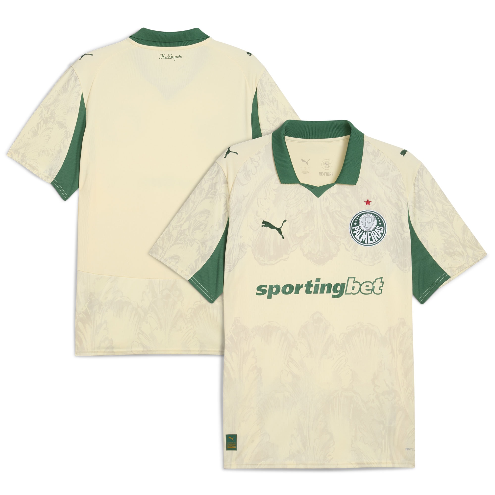 SE Palmeiras Puma x KidSuper Youth 2025 FIFA Club World Cup Jersey - Cream