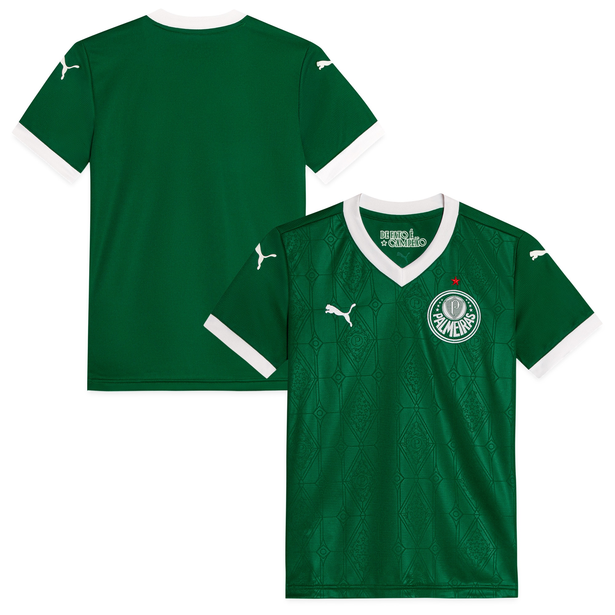 SE Palmeiras Puma Youth 2025/26 Home Jersey - Green