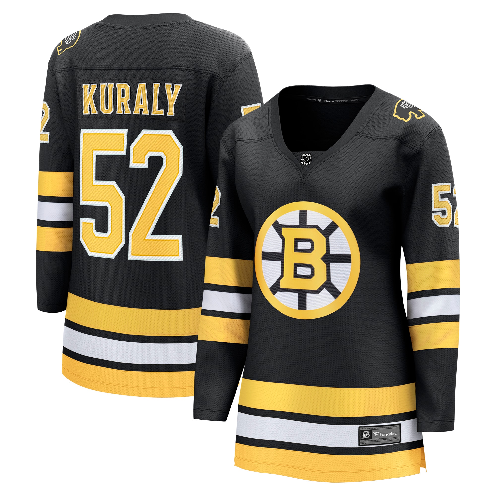 Sean Kuraly Boston Bruins Fanatics Women's Home Breakaway Player Jersey - Black
