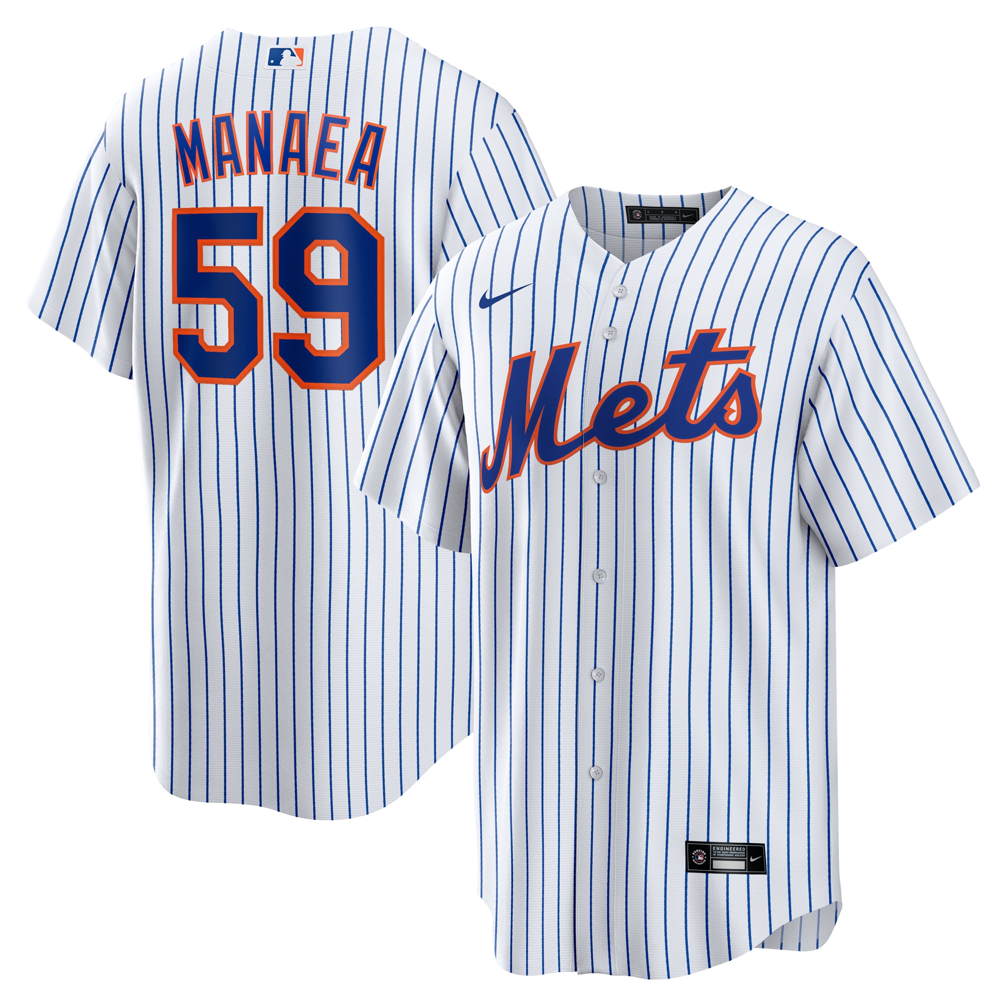 Sean Manaea New York Mets Home Jersey - White