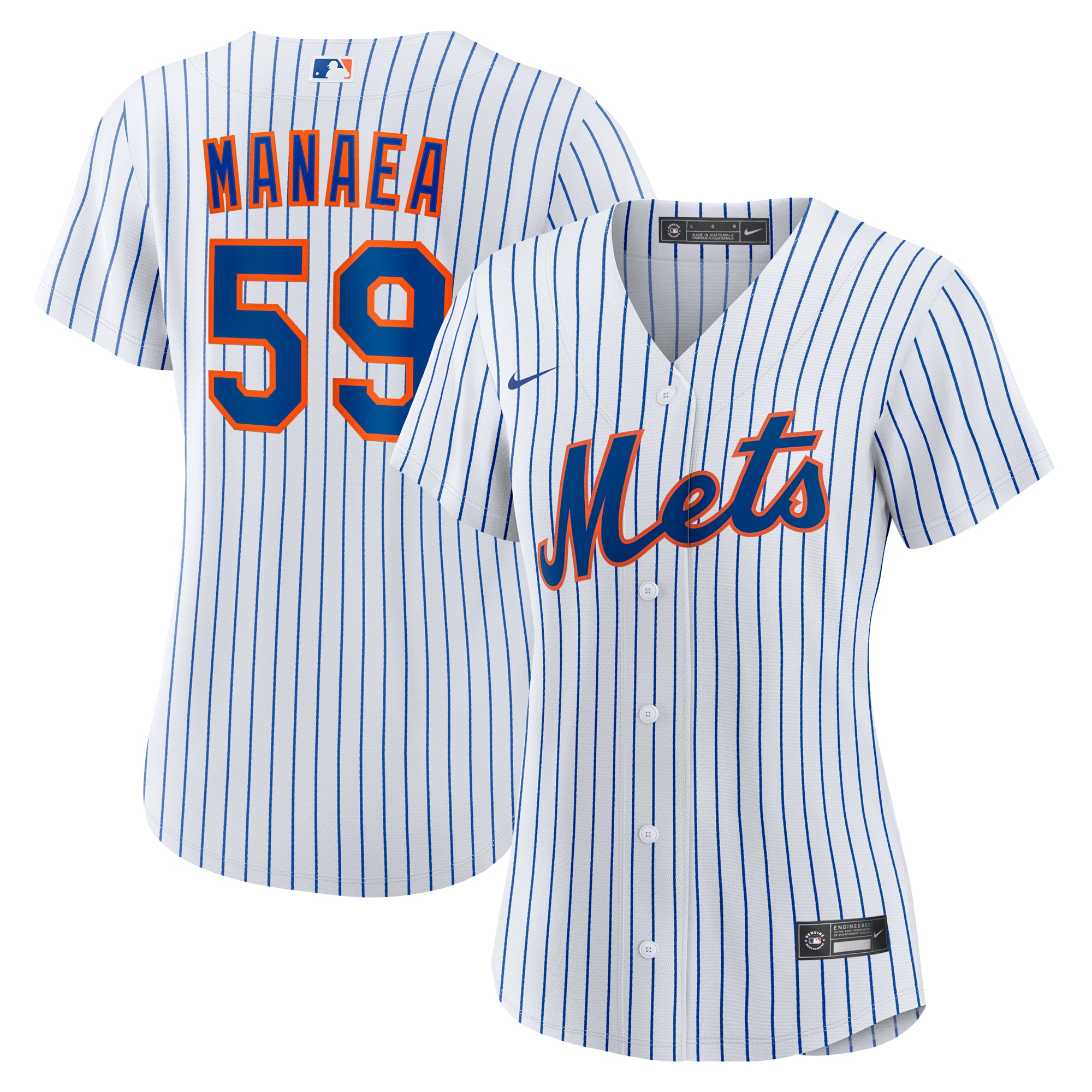 Sean Manaea New York Mets Women's Home Jersey - White