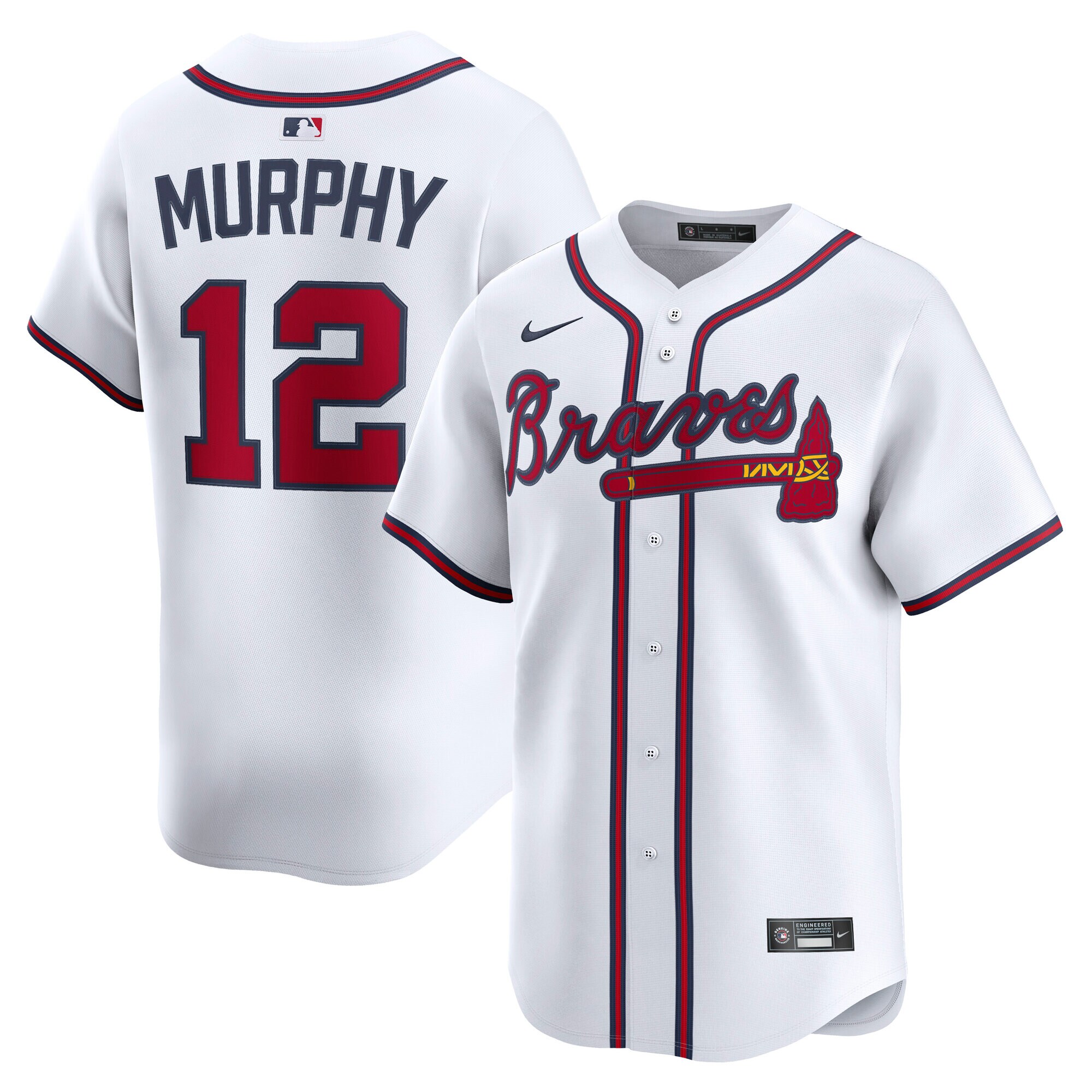 Sean Murphy Atlanta Braves Home Limited Player Jersey - White