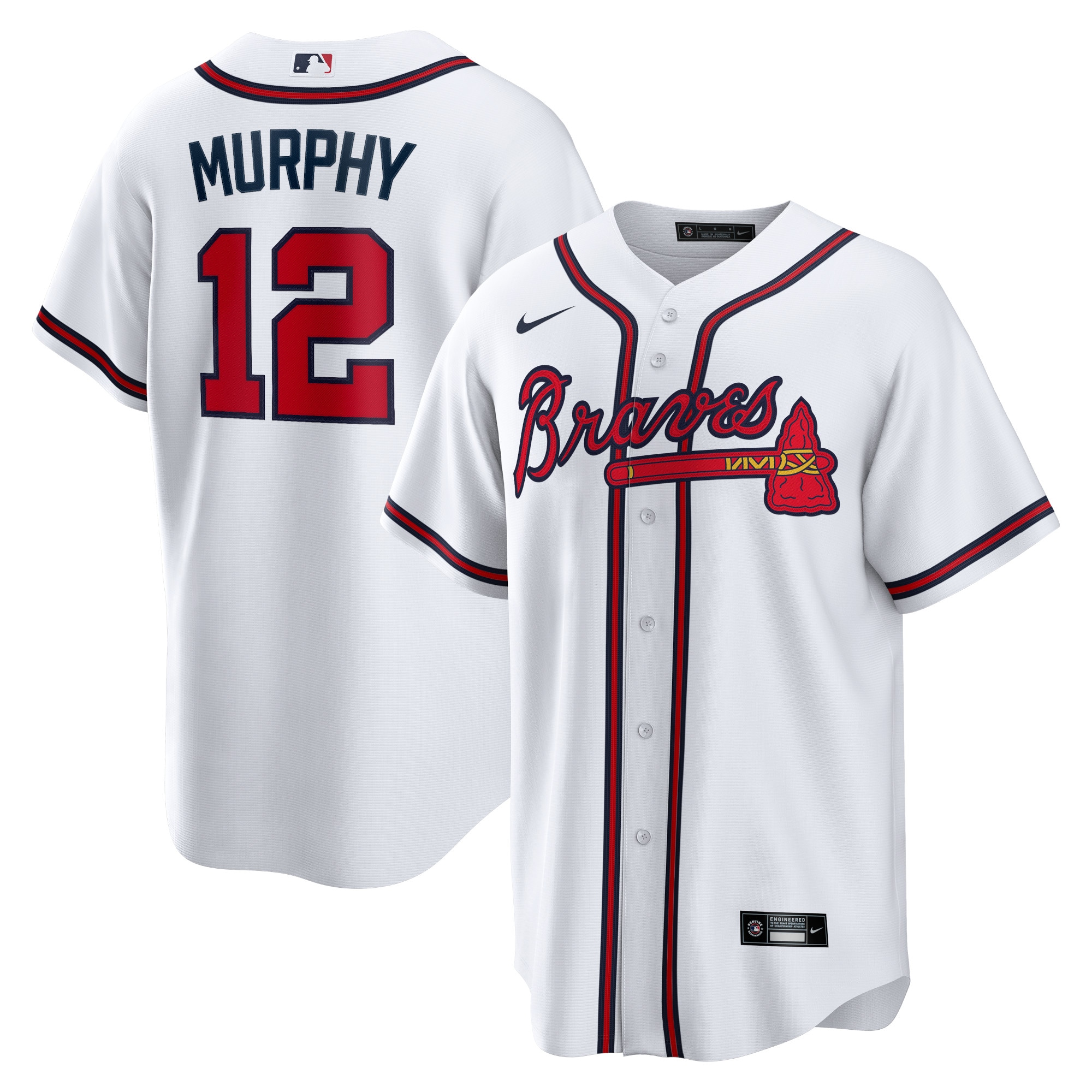 Sean Murphy Atlanta Braves Player Jersey - White