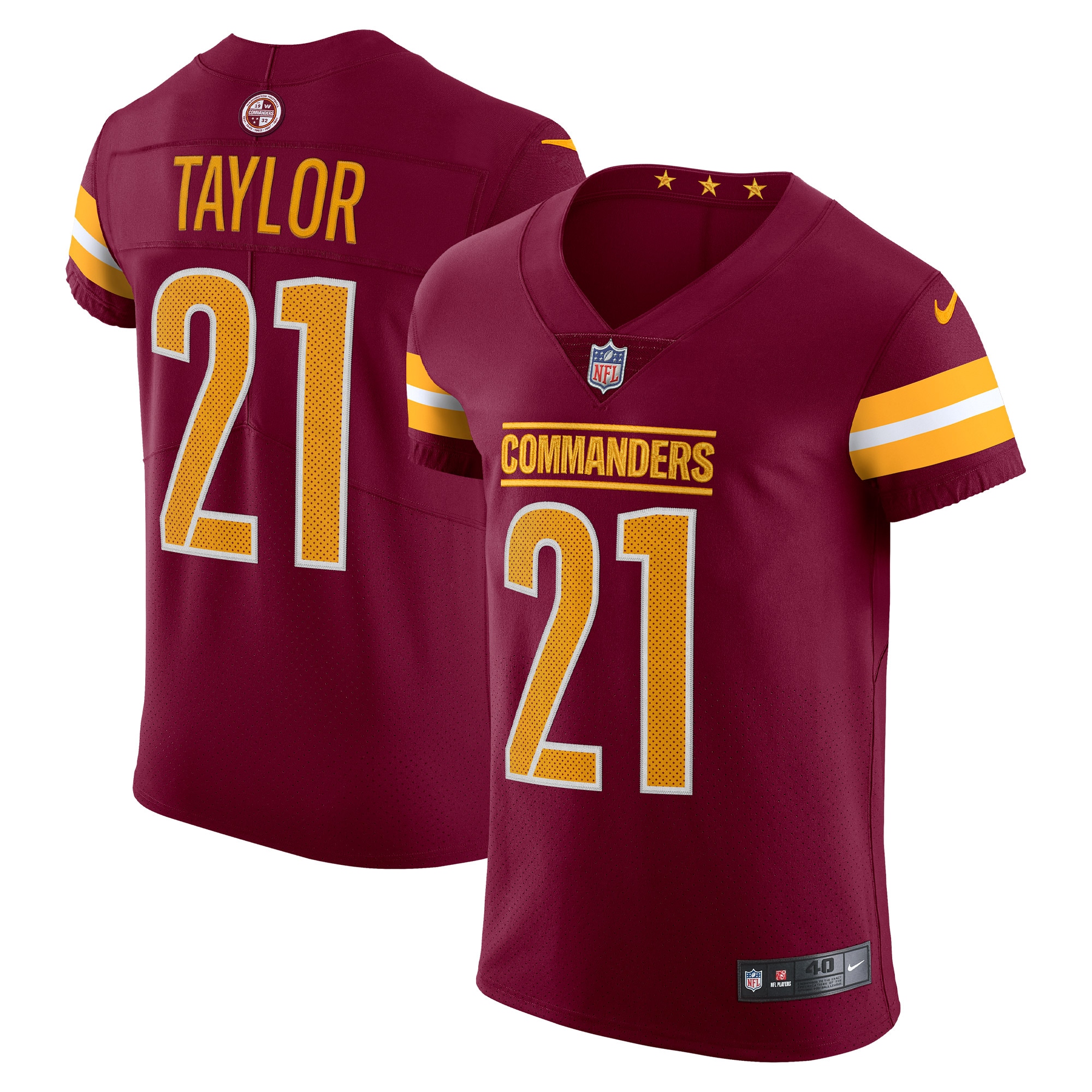 Sean Taylor Washington Commanders Vapor Elite Retired Player Jersey