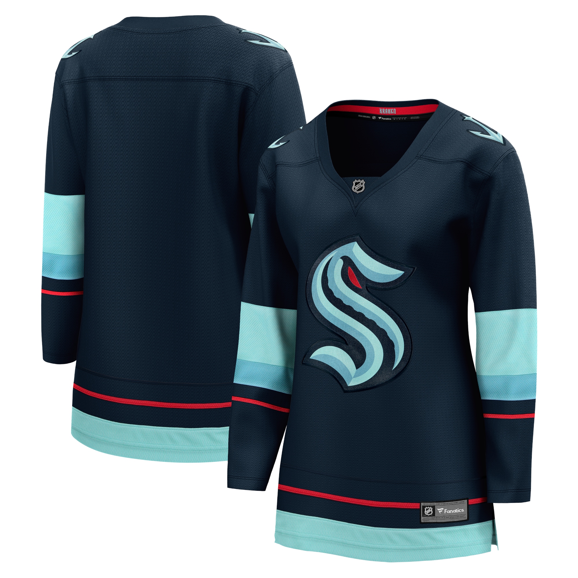 Seattle Kraken Fanatics Women's Home Breakaway Jersey