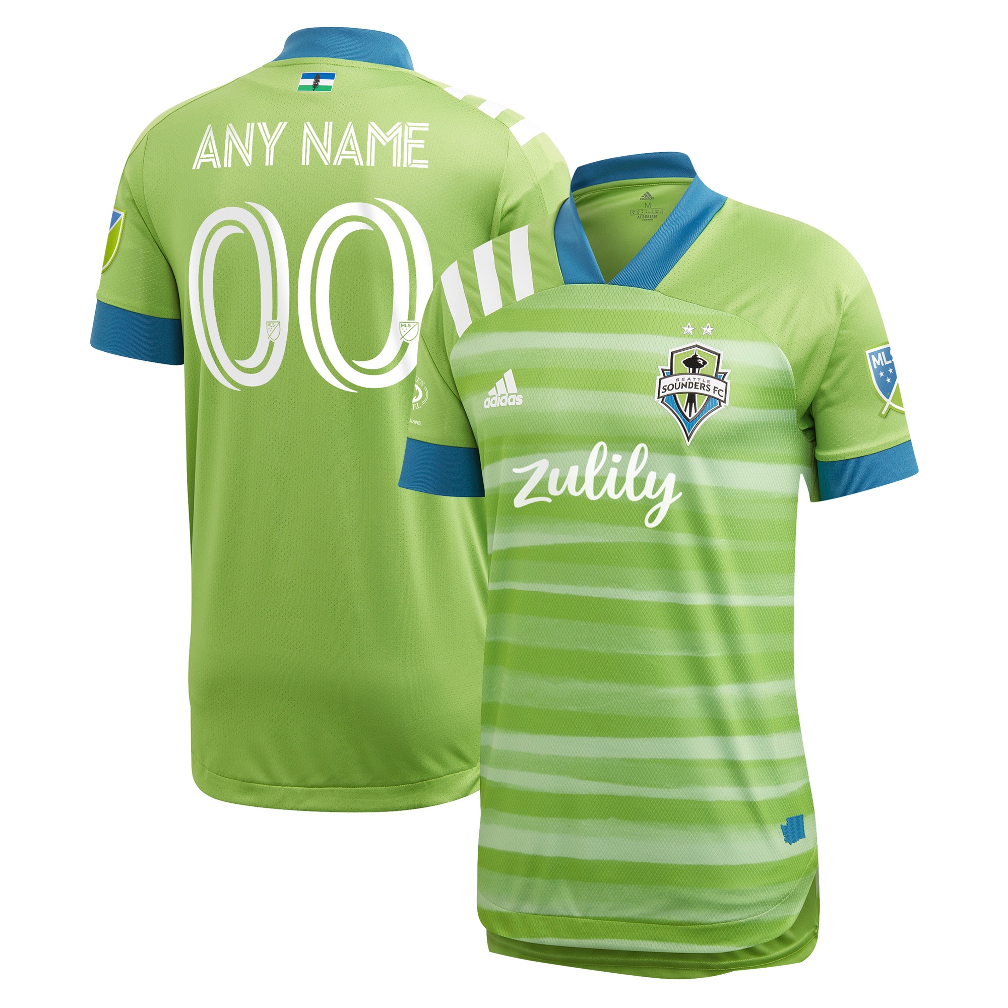Seattle Sounders FC 2021 Primary Custom Jersey - Green