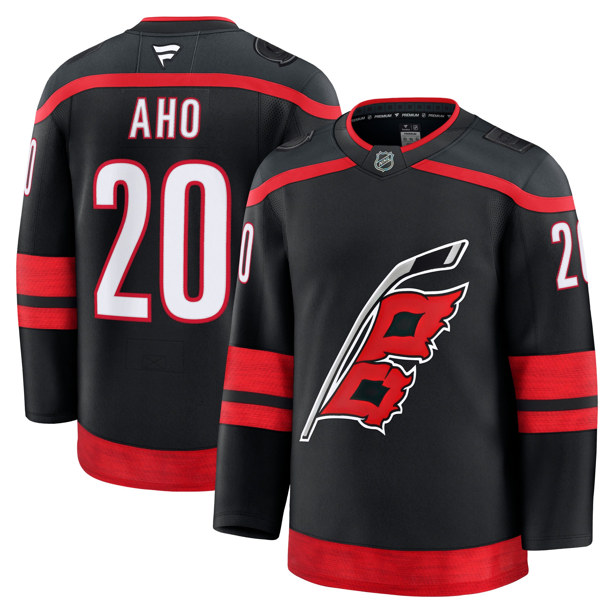 Sebastian Aho Carolina Hurricanes Fanatics Home Premium Jersey
