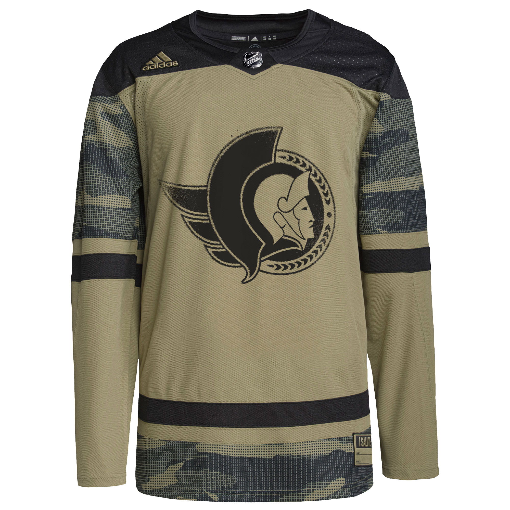 Alternative view of Senators Salute Jersey Adidas - Adidas Senators Salute Jersey - Olive