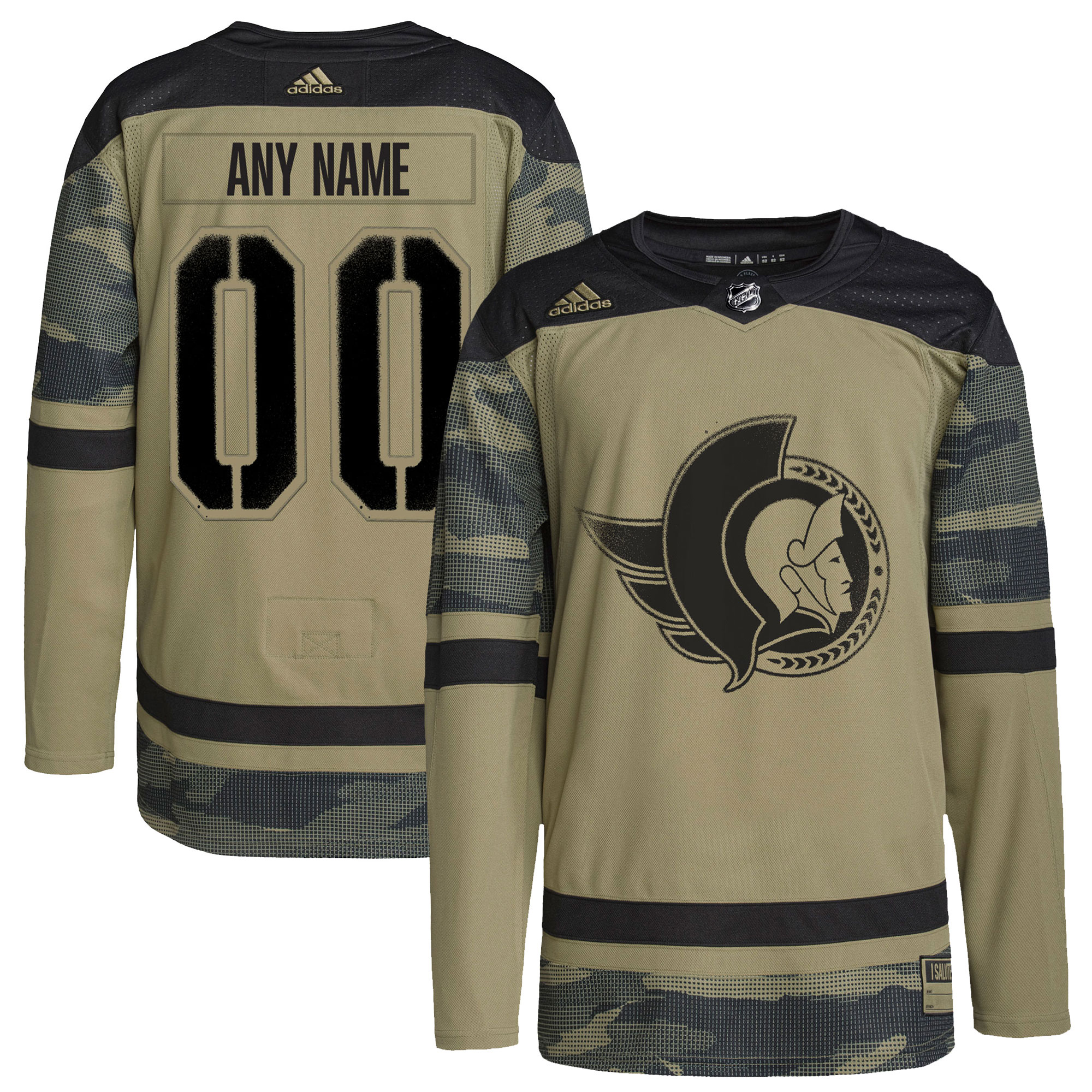 Senators Salute Jersey Adidas - Adidas Senators Salute Jersey - Olive