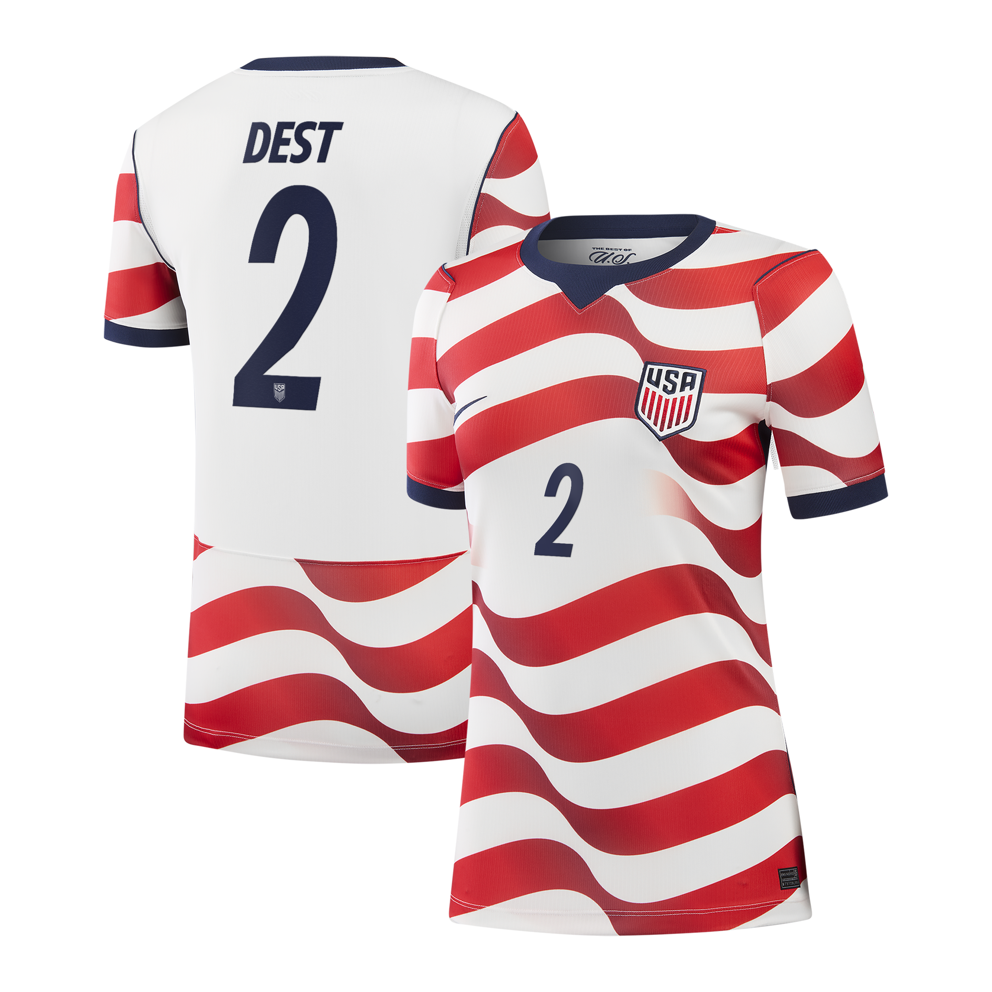 Sergiño Dest USMNT Women's 2026 Home Stadium Jersey - White