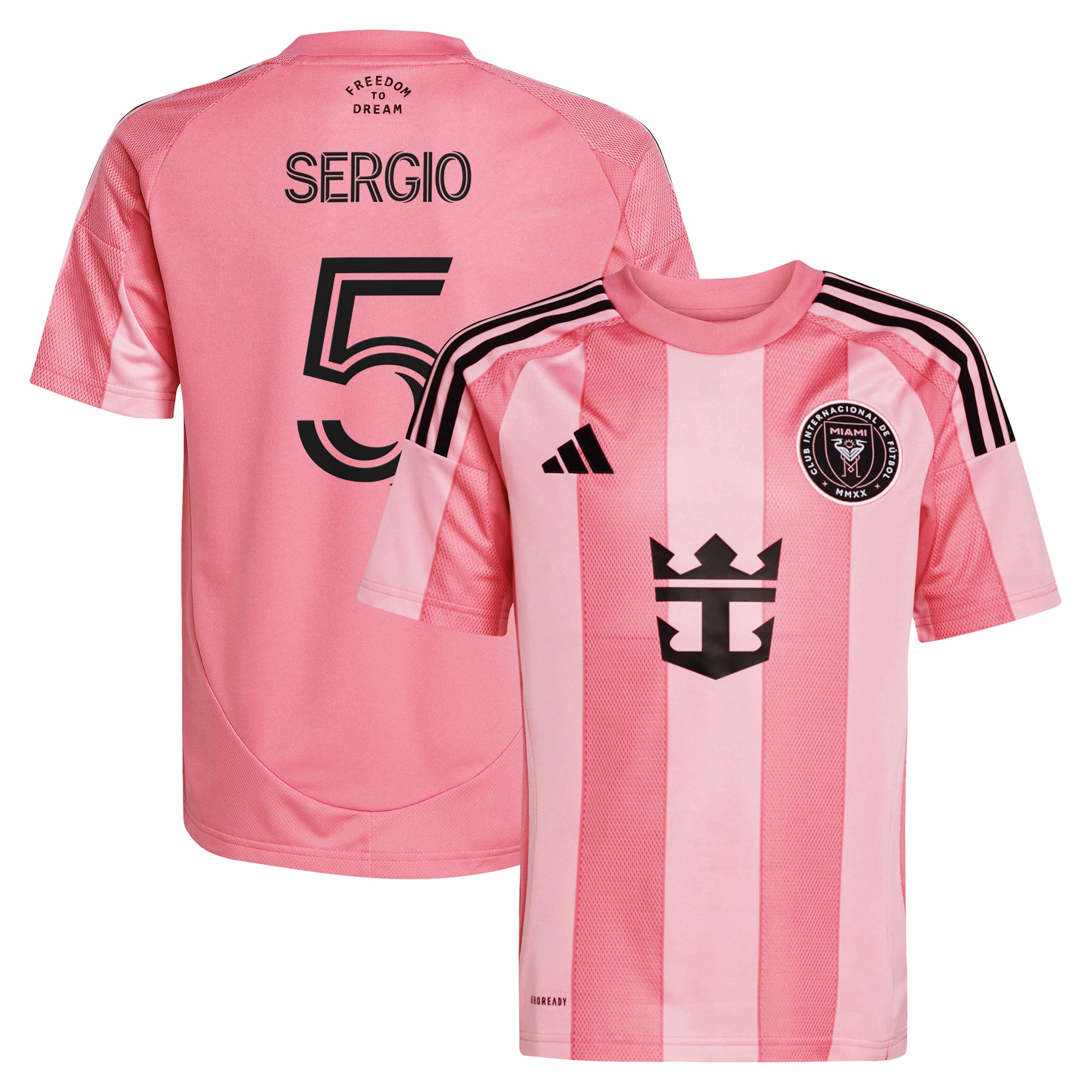 Sergio Busquets Inter Miami CF Youth 2025 Euforia Player Jersey - Light Pink