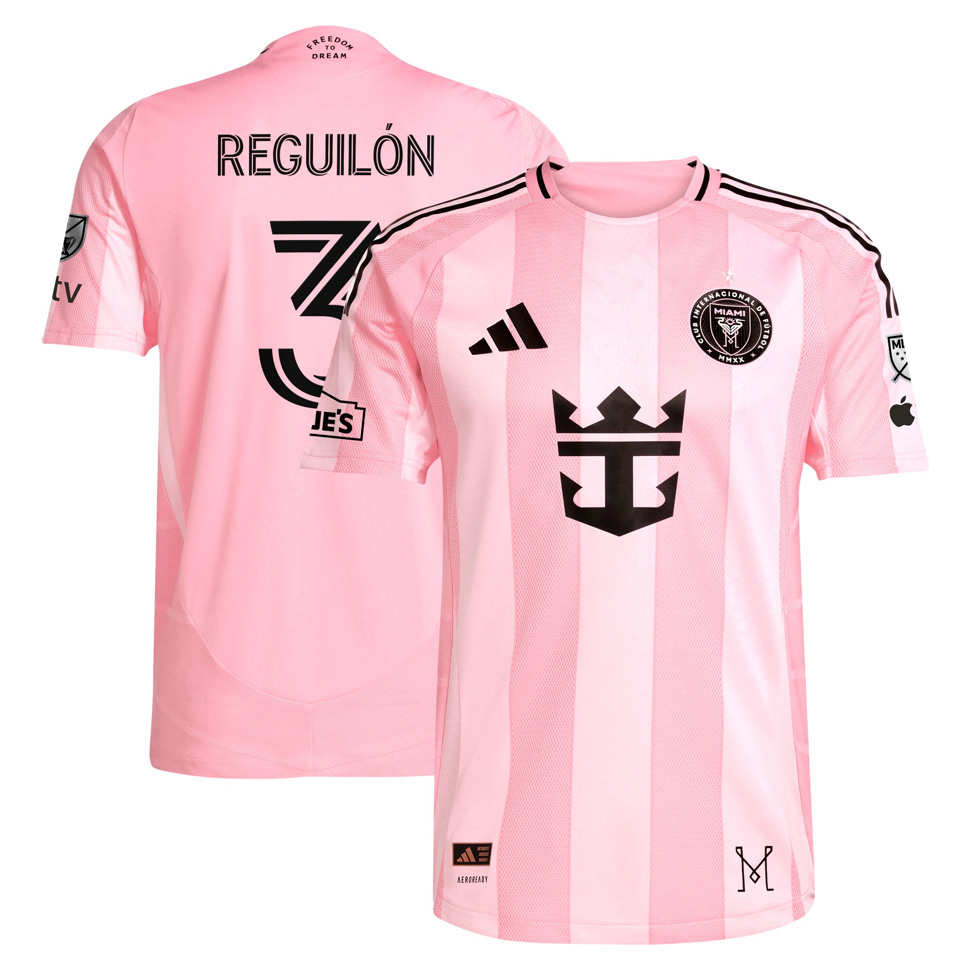 Sergio Reguilón Inter Miami CF 2025 On-Field Jersey - Pink