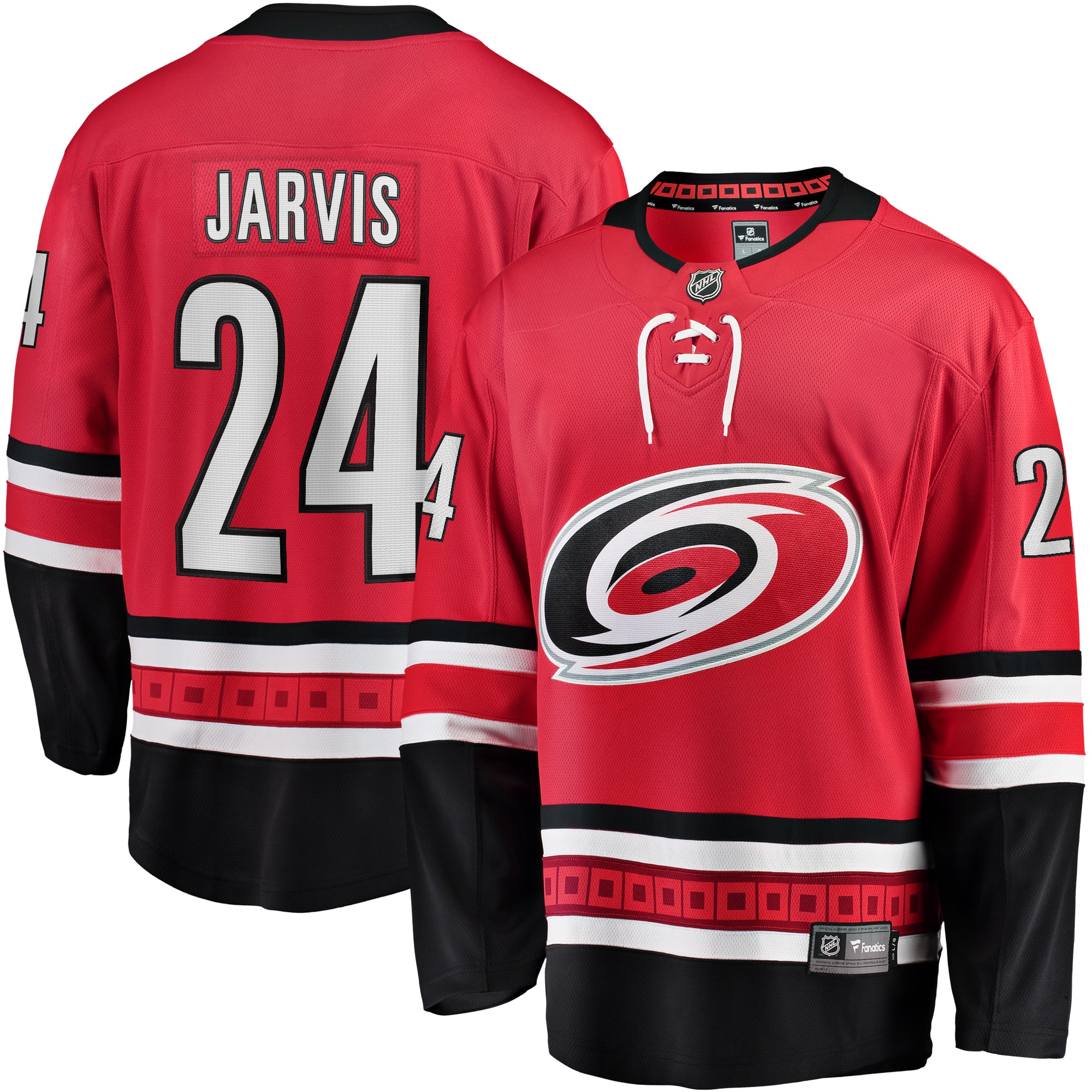 Seth Jarvis Carolina Hurricanes Fanatics Alternate Breakaway Player Jersey - Red
