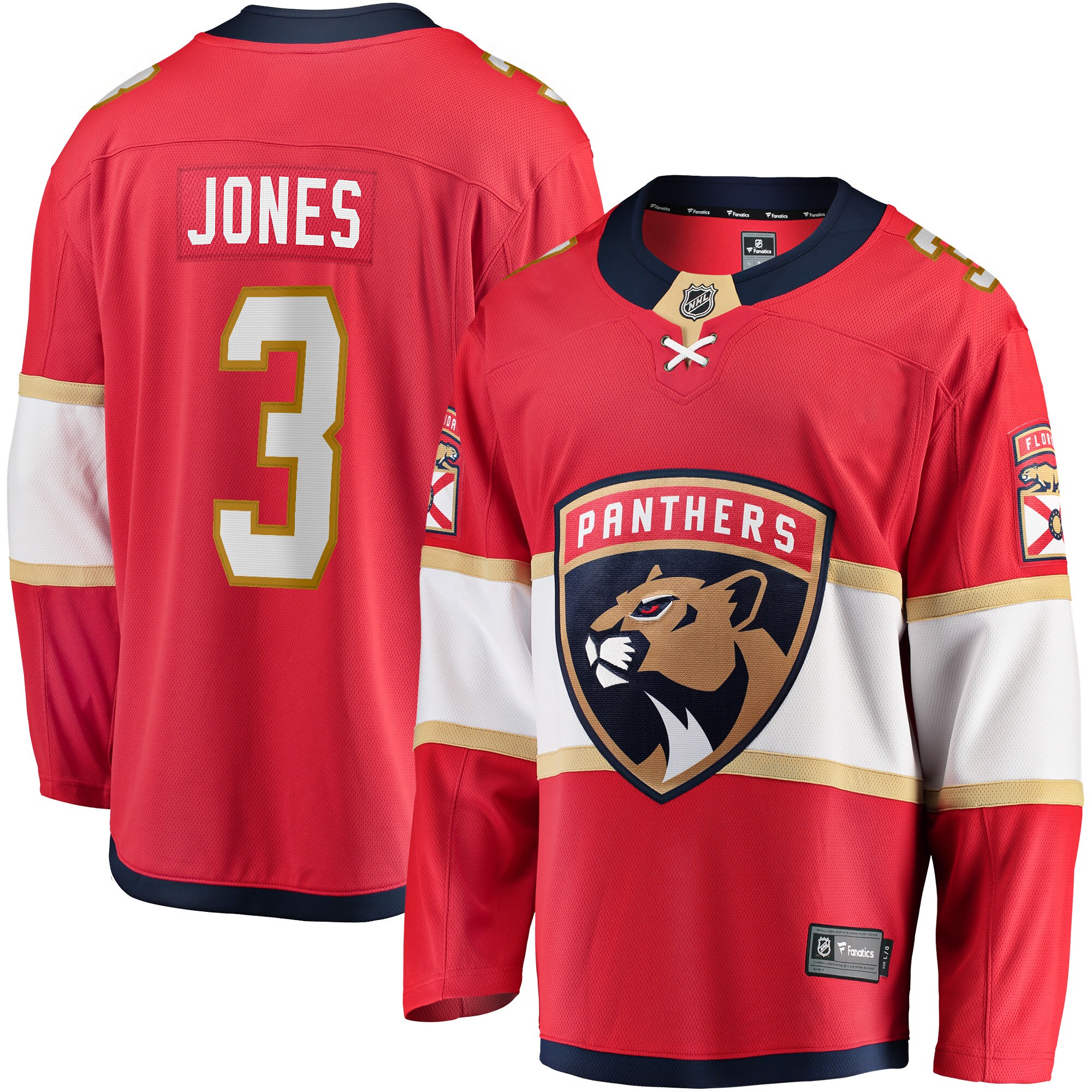 Seth Jones Florida Panthers Fanatics Home Breakaway Jersey - Red