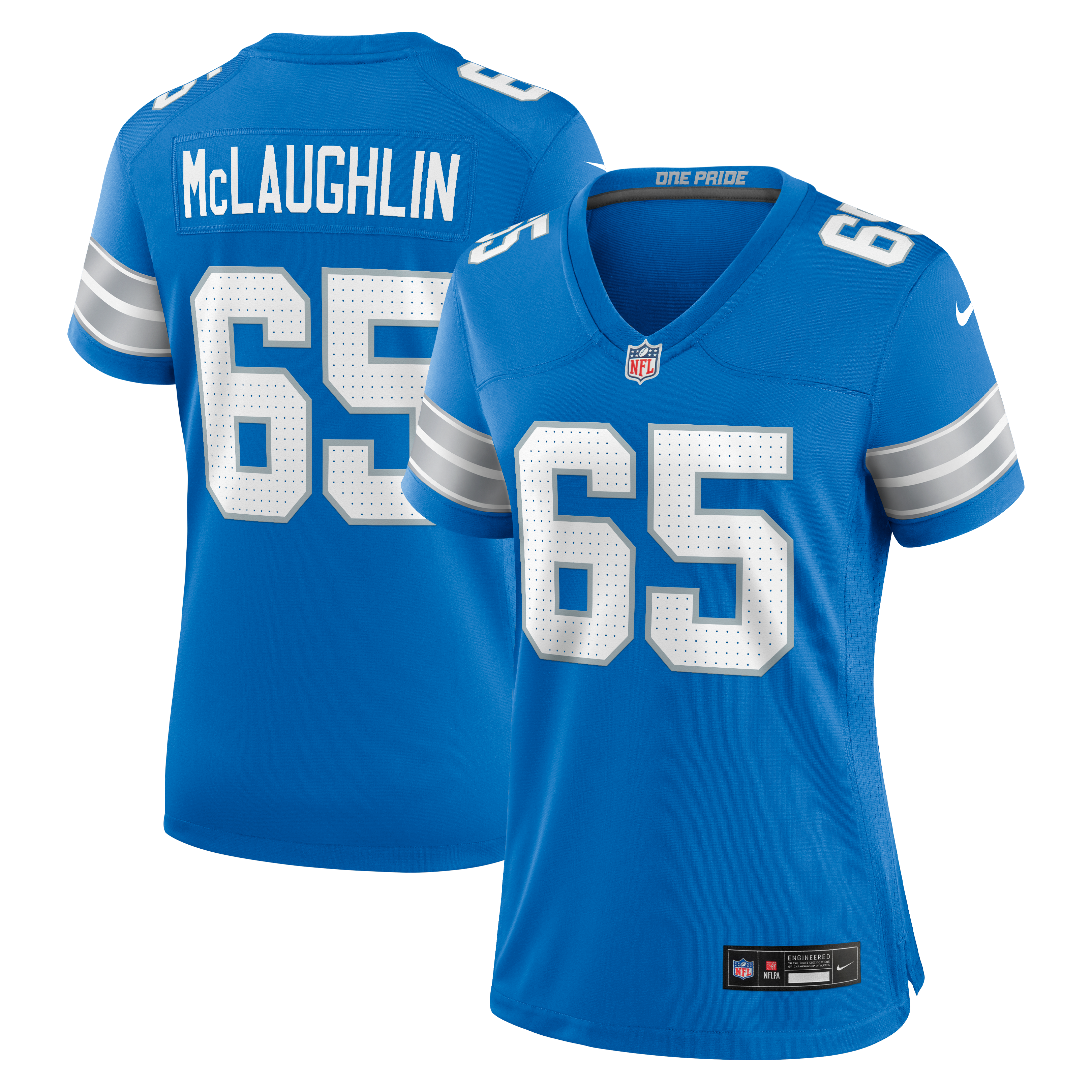 Seth McLaughlin Detroit Lions Women's Team Game Jersey - Blue