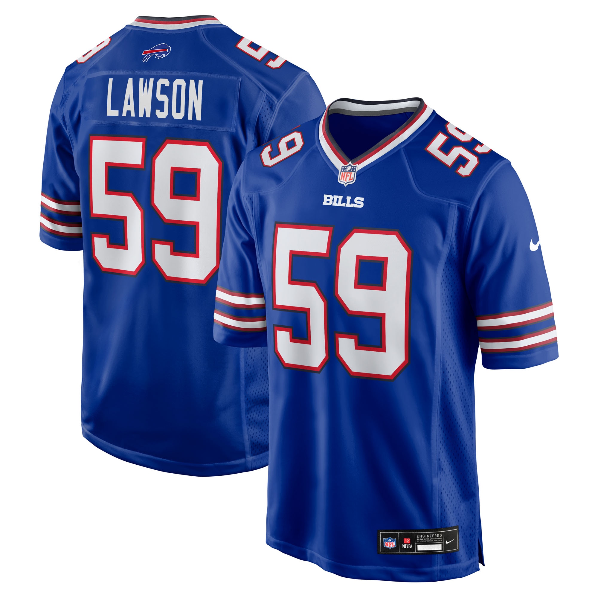 Shaq Lawson Buffalo Bills Team Game Jersey - Royal