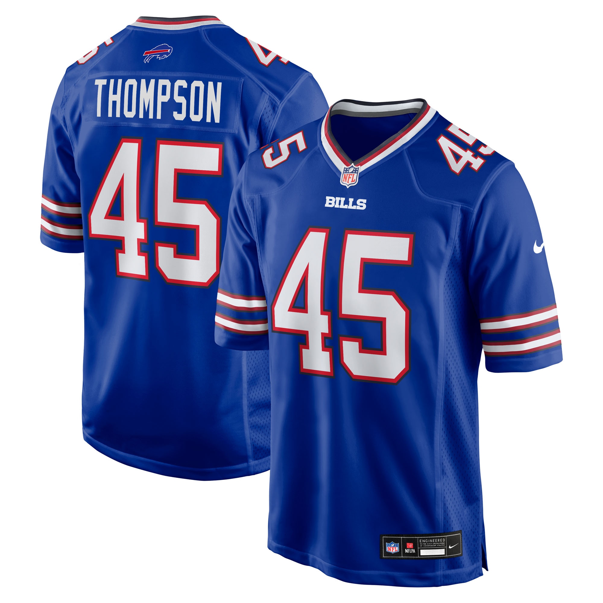Shaq Thompson Buffalo Bills Team Game Jersey - Royal