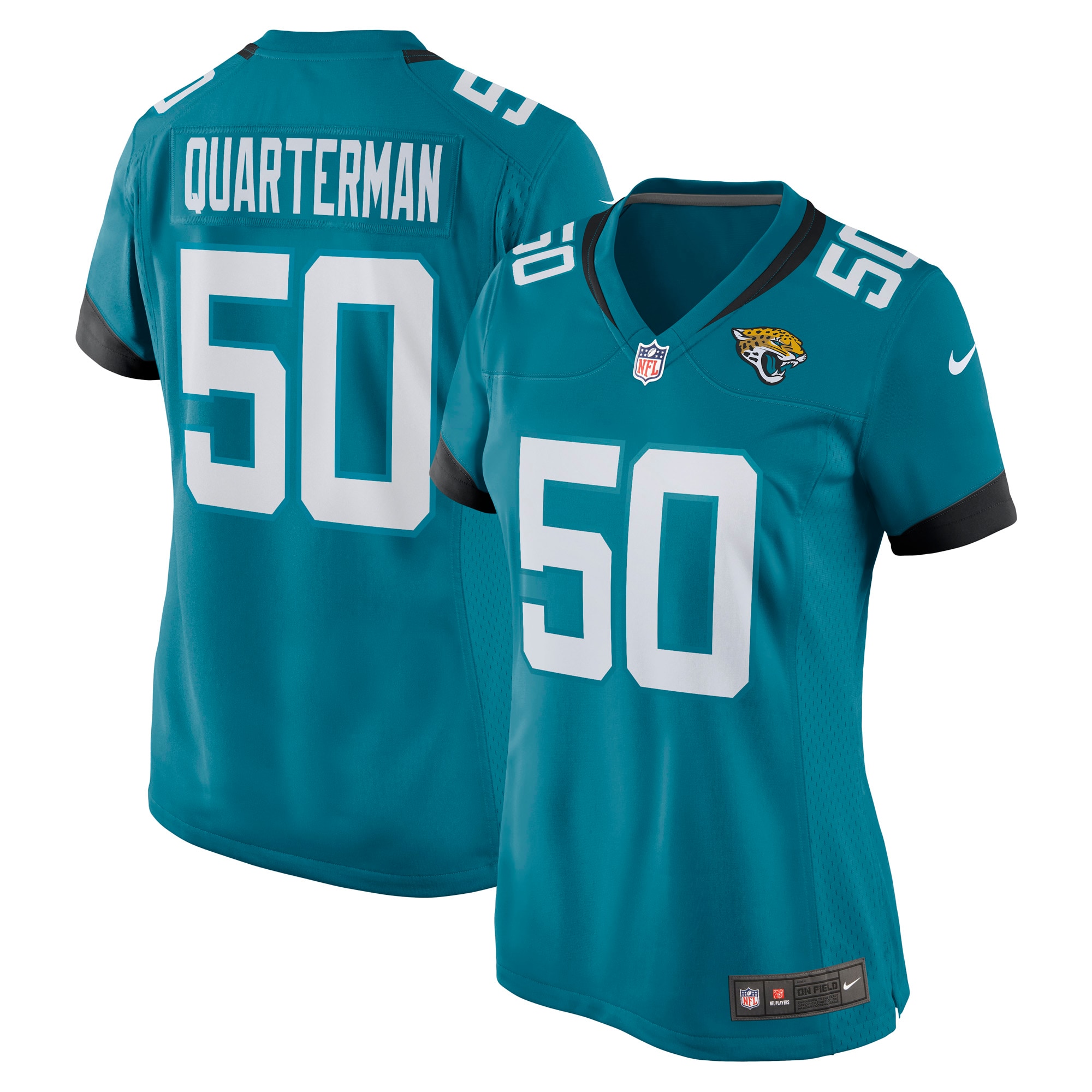 Shaquille Quarterman Jacksonville Jaguars Women's Game Jersey - Teal