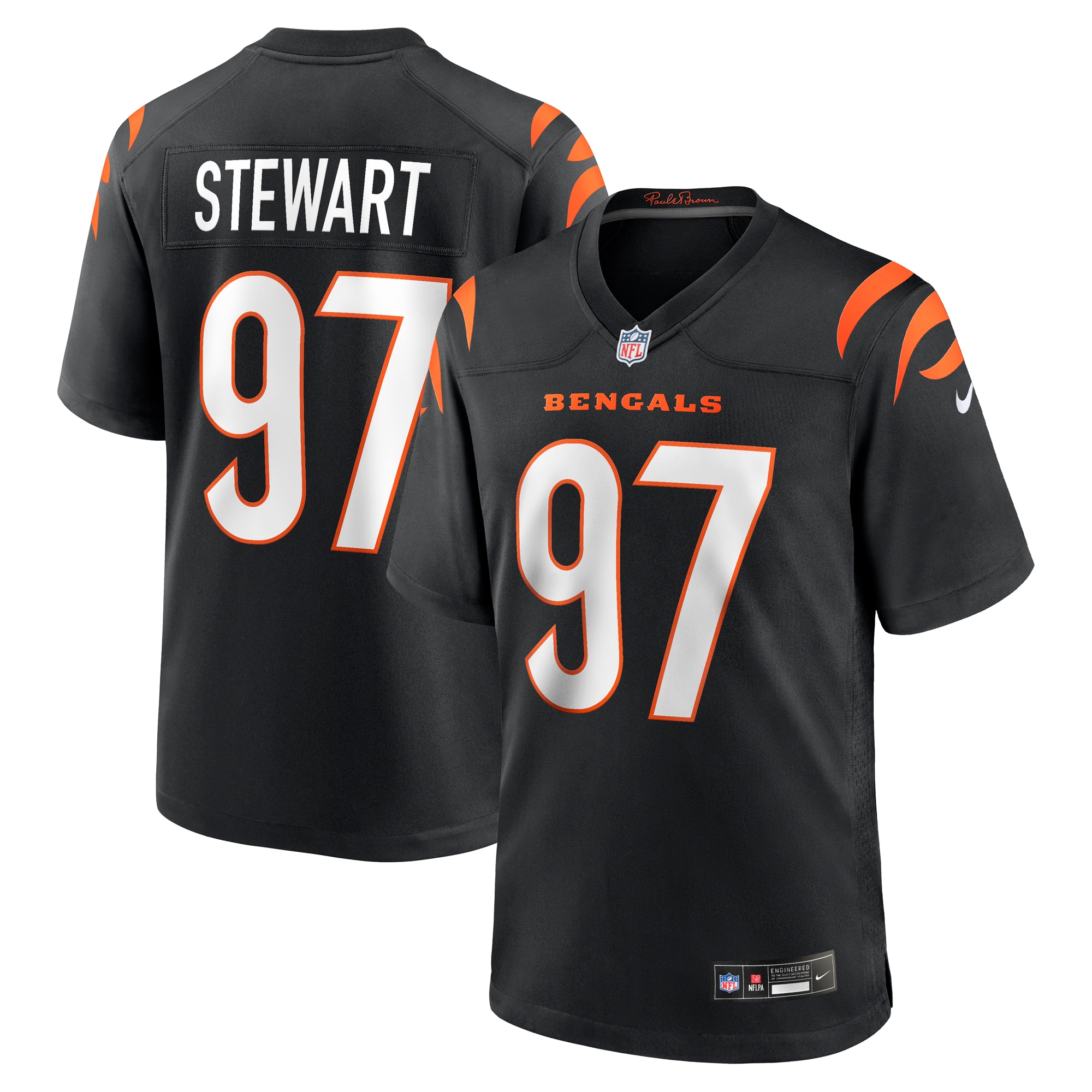 Shemar Stewart Cincinnati Bengals Team Game Jersey - Black