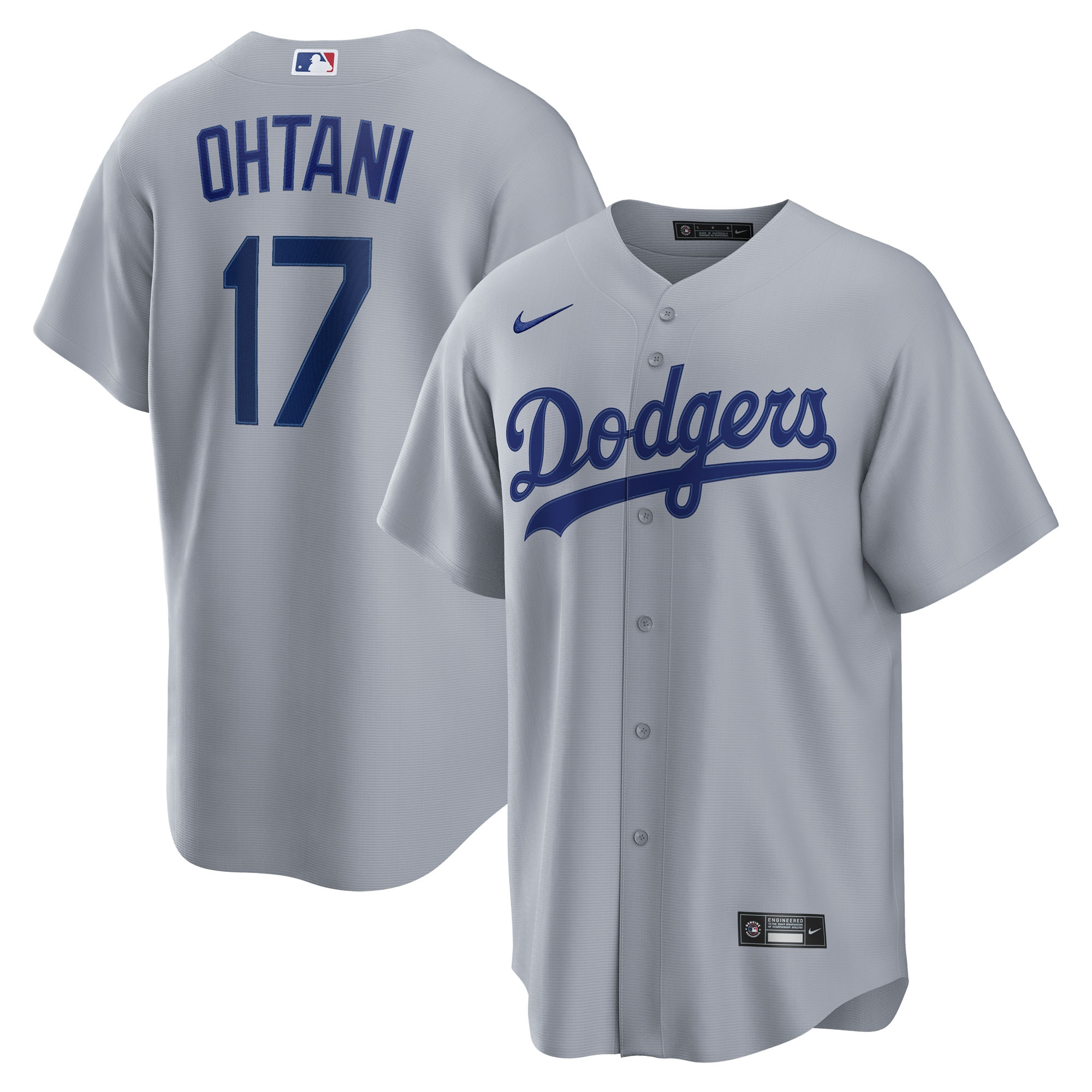 Shohei Ohtani Los Angeles Dodgers Road Jersey - Gray