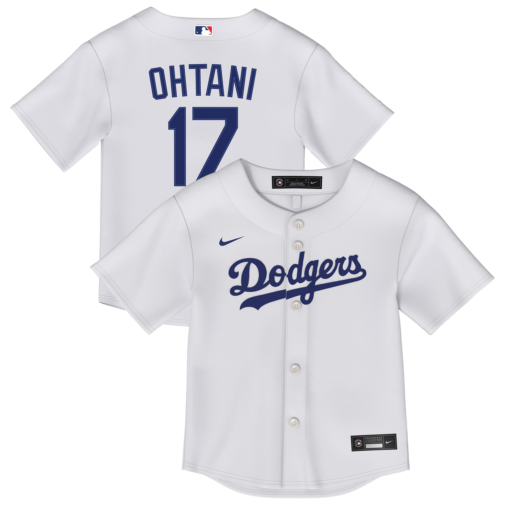 Shohei Ohtani Los Angeles Dodgers Toddler Home Player Jersey - White