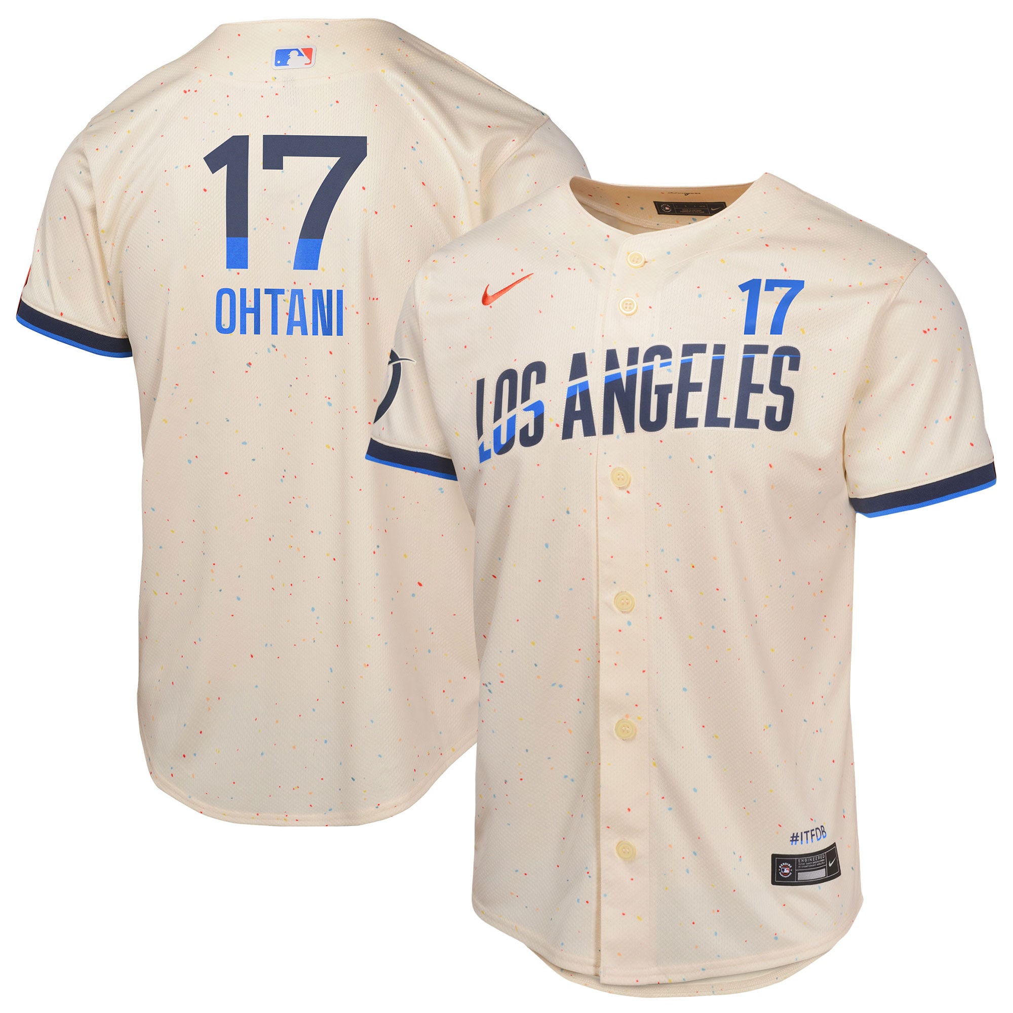 Shohei Ohtani Los Angeles Dodgers Youth 2024 City Connect Limited Player Jersey - Cream