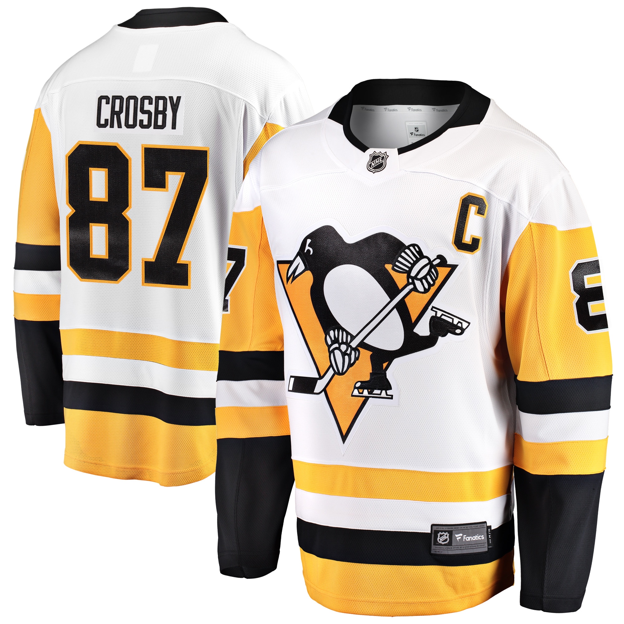Sidney Crosby Pittsburgh Penguins Fanatics Breakaway Jersey - White