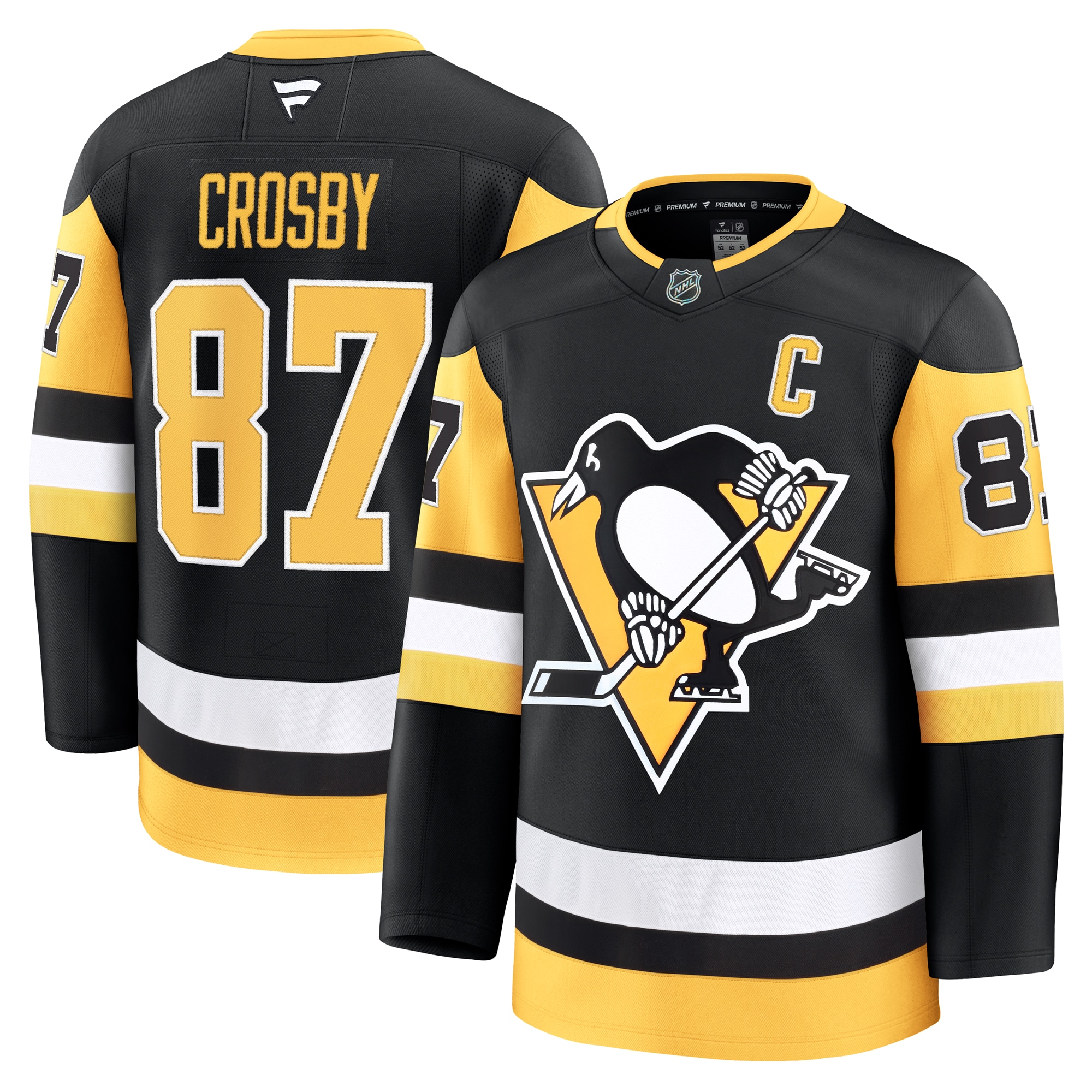 Sidney Crosby Pittsburgh Penguins Fanatics Home Premium Jersey - Black