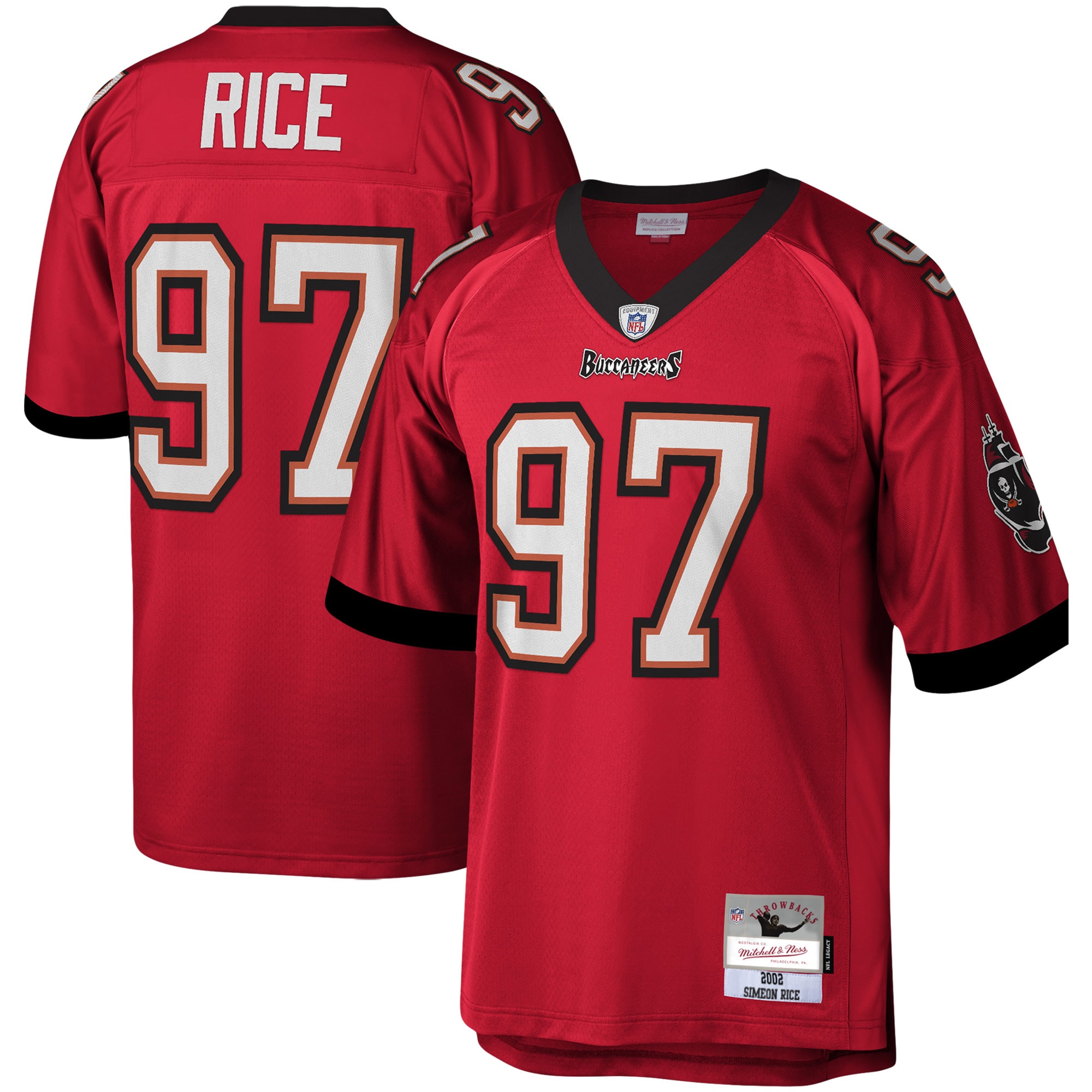 Simeon Rice Tampa Bay Buccaneers Legacy Jersey - Red