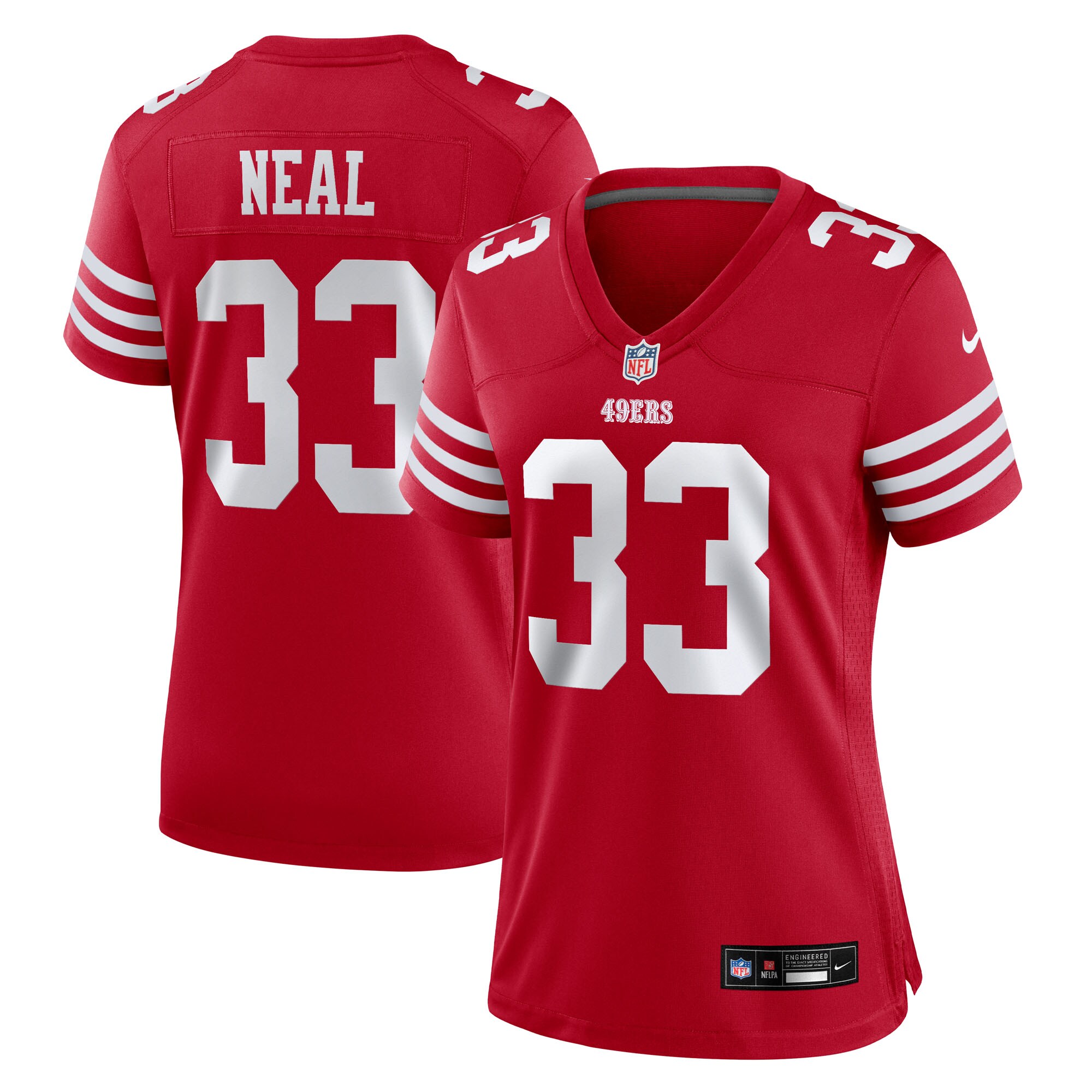 Siran Neal San Francisco 49ers Women's Team Game Jersey - Scarlet