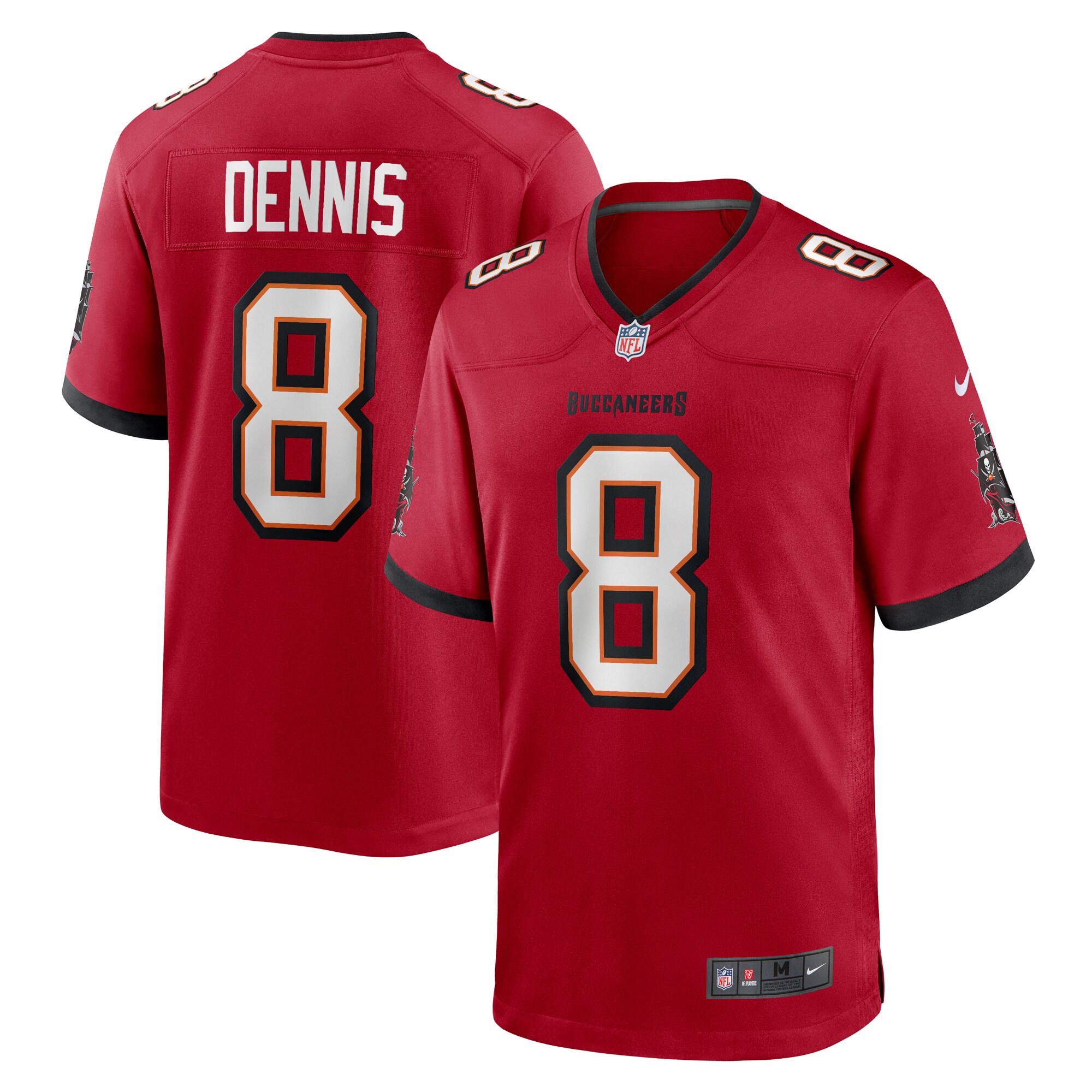 SirVocea Dennis Tampa Bay Buccaneers Game Jersey - Red