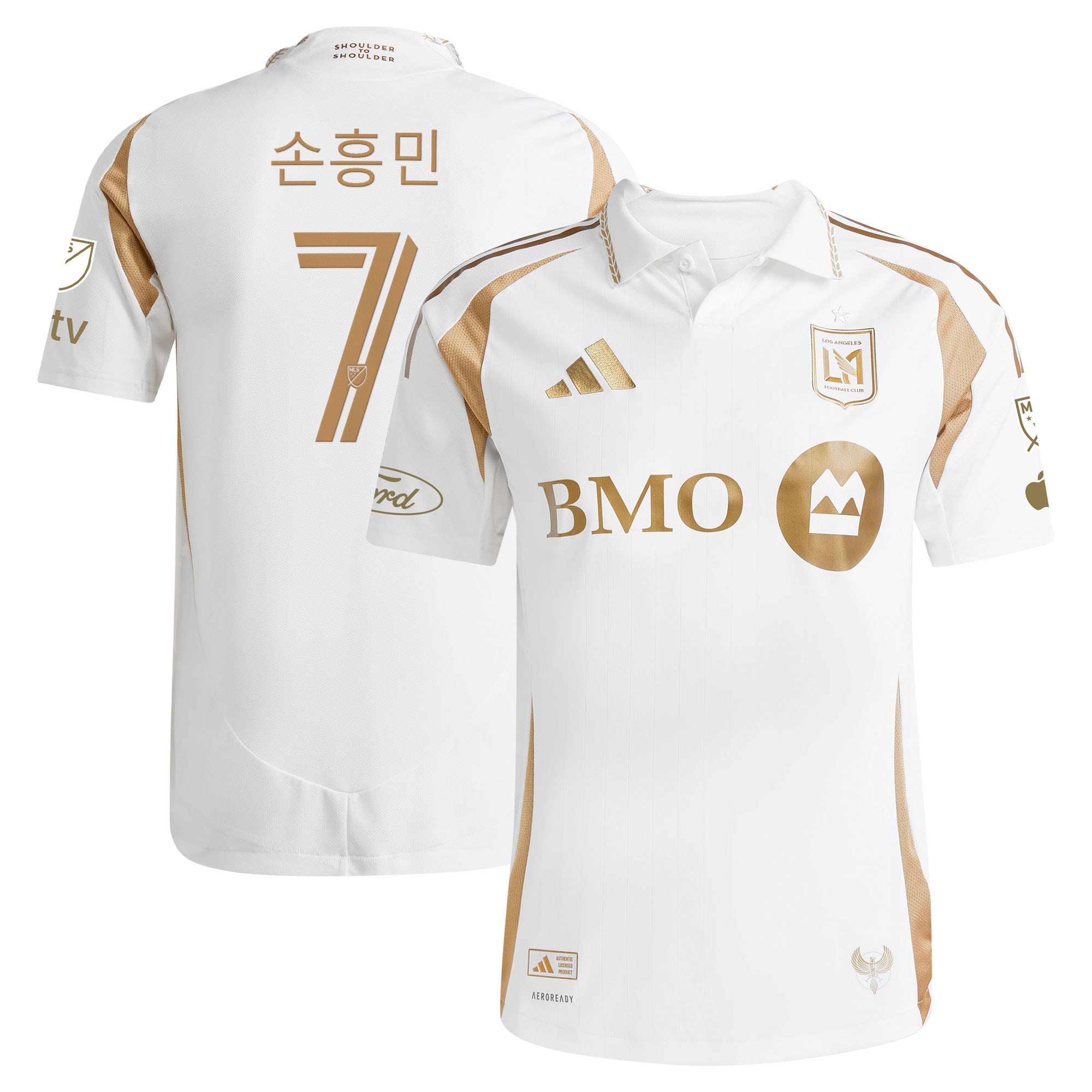 Son Heung-Min LAFC 2025 Secondary On-Field Jersey – White