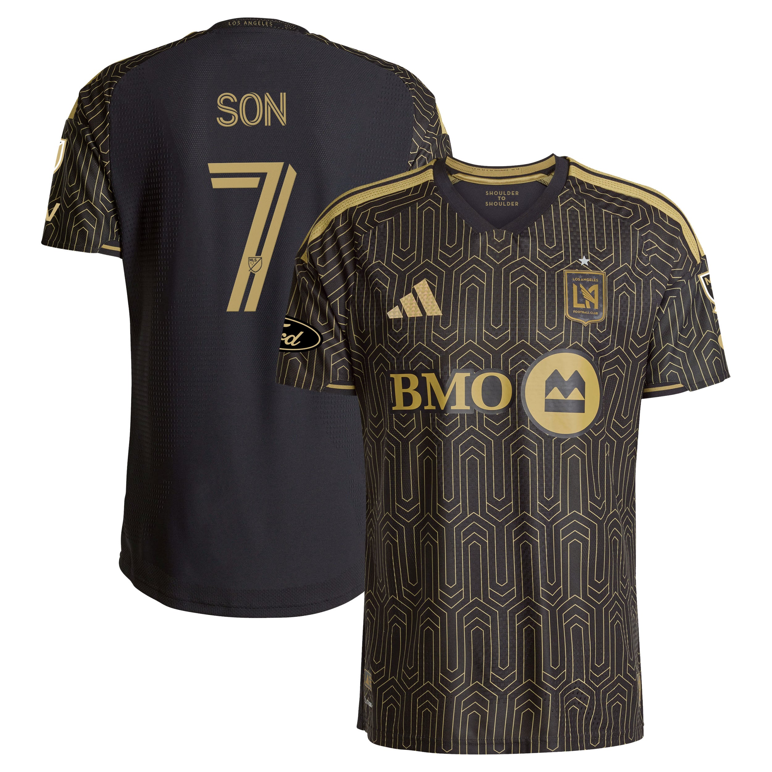 Son Heung-Min LAFC 2026 Primary Kit On-Field Patch Jersey - Black