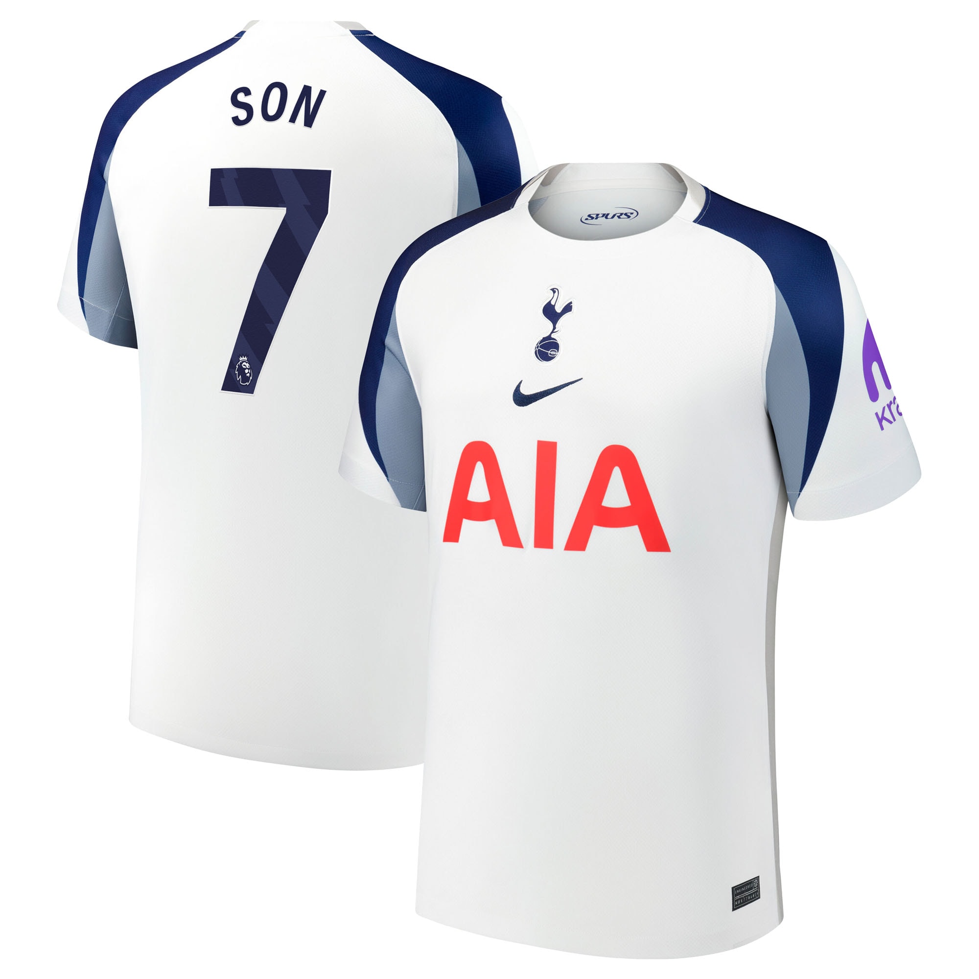 Son Heung-Min Tottenham Hotspur 2025/26 Home Jersey - White