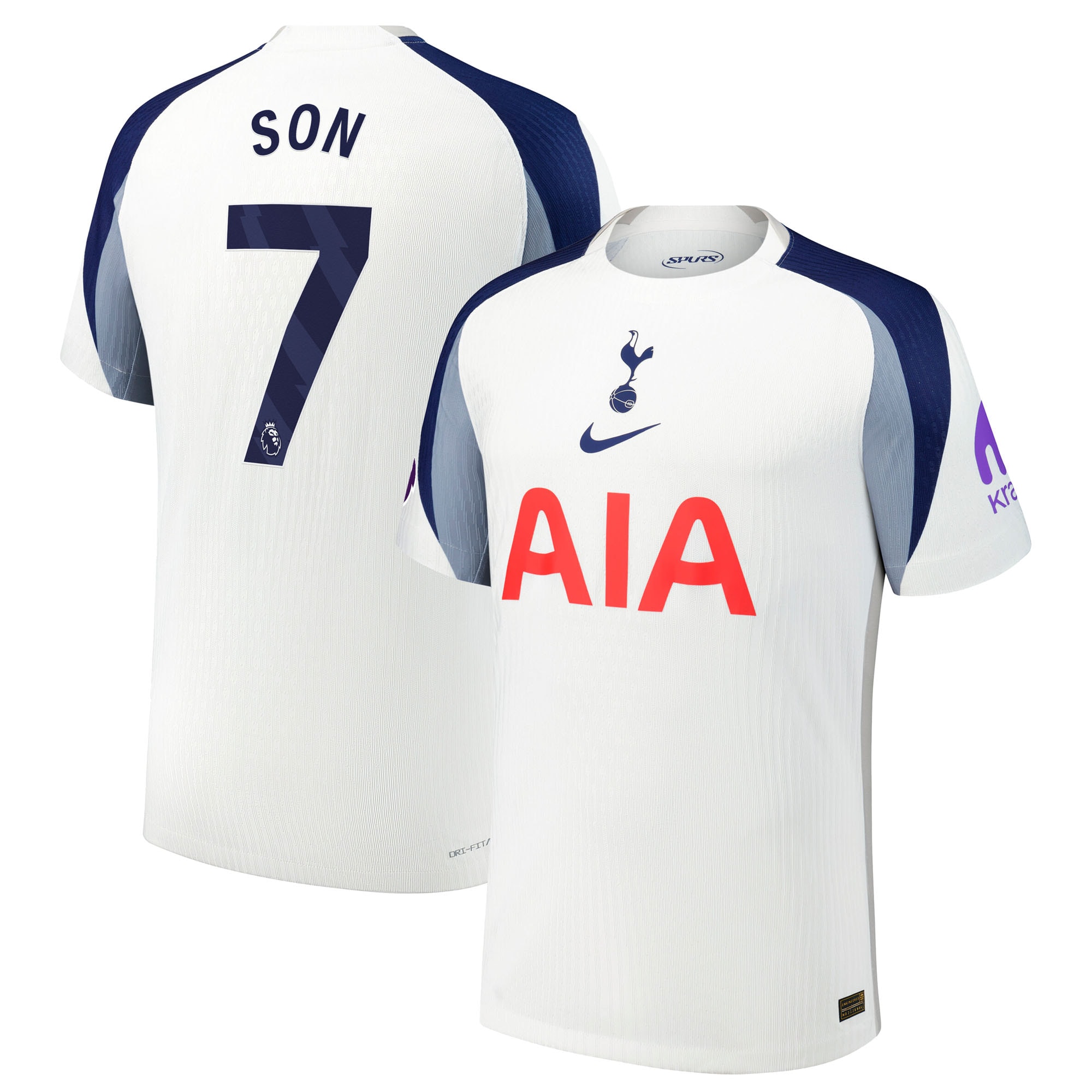 Son Heung-Min Tottenham Hotspur 2025/26 Home Jersey - White
